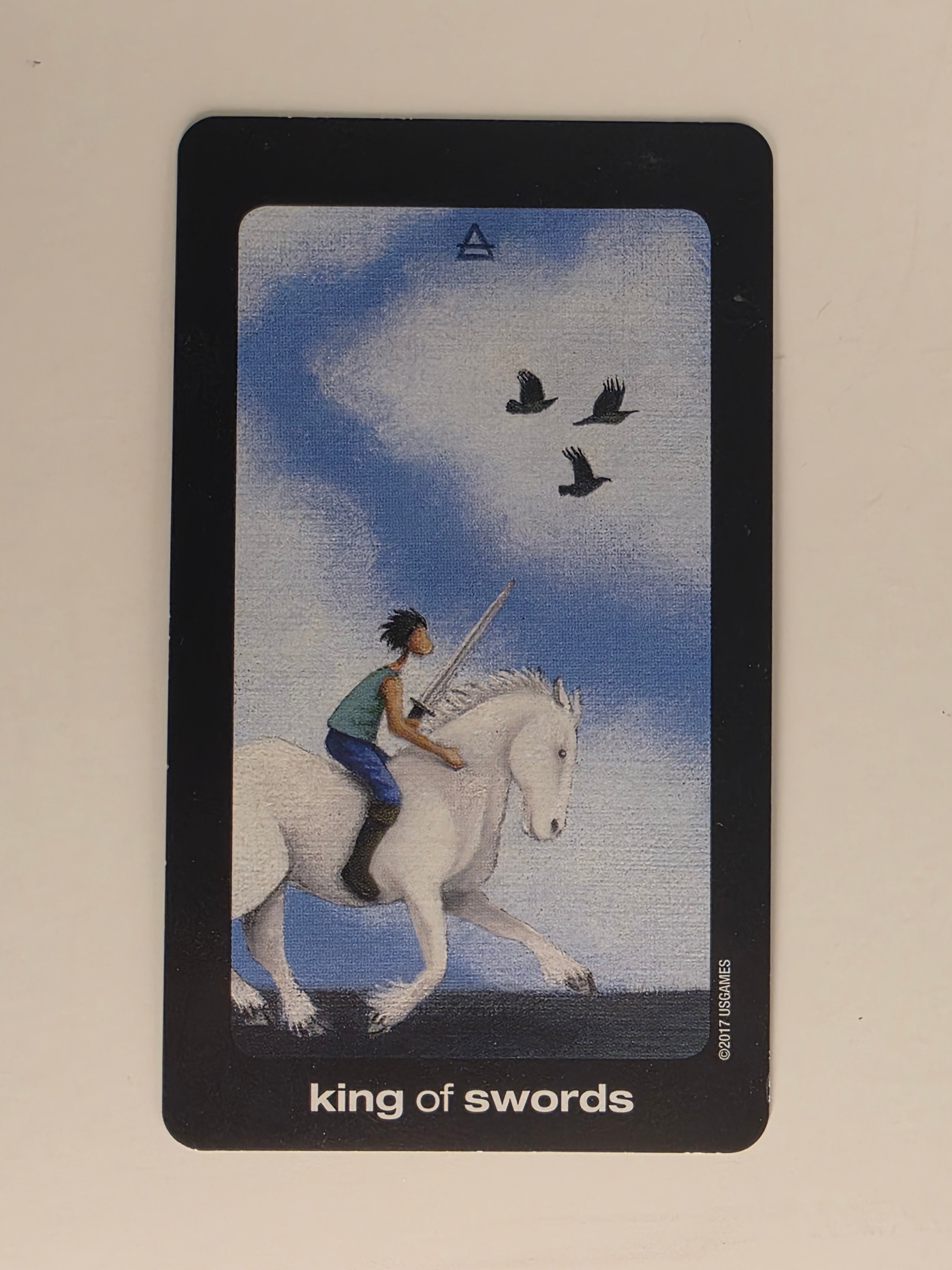 Sun and Moon Tarot Replacement Card King of Swords
