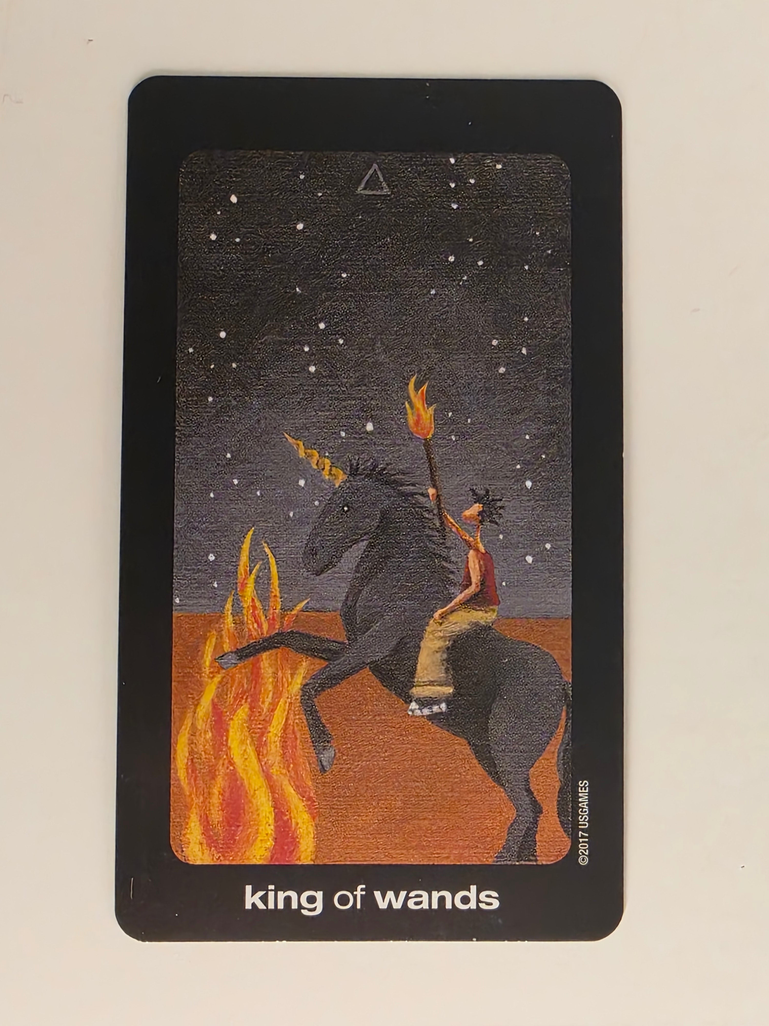 Sun and Moon Tarot Replacement Card King of Wands
