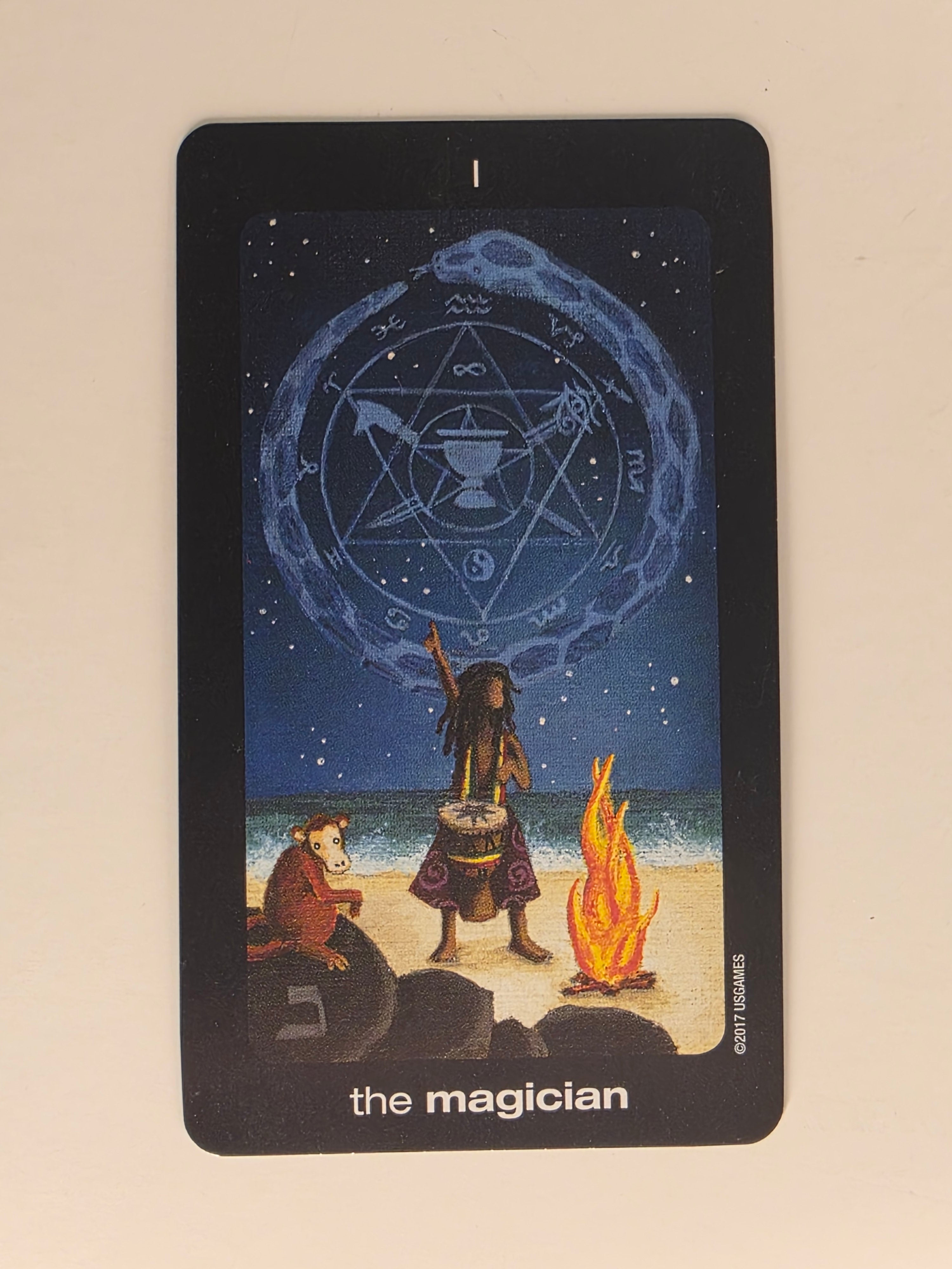 Sun and Moon Tarot Replacement Card Magician