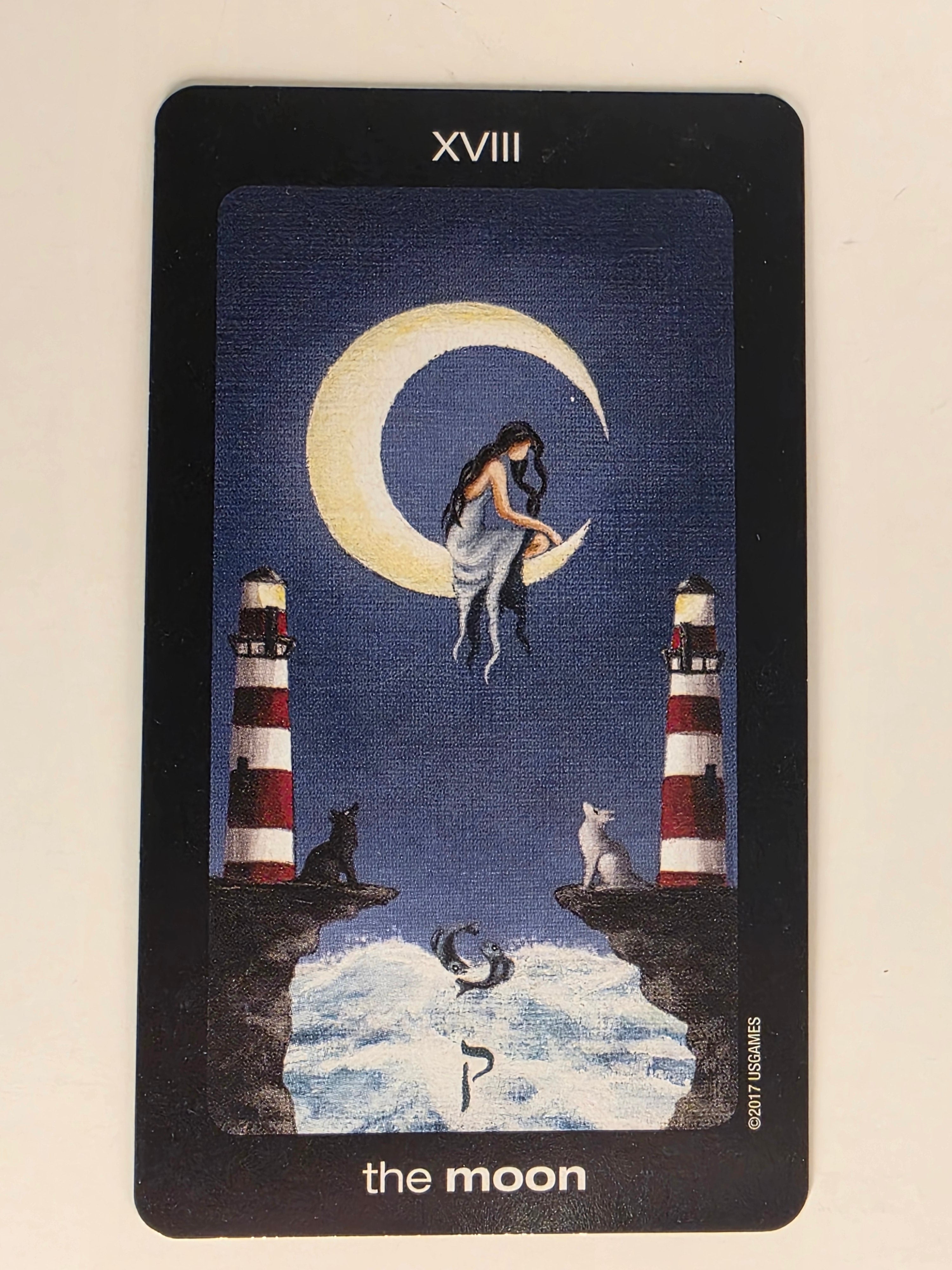 Sun and Moon Tarot Replacement Card Moon