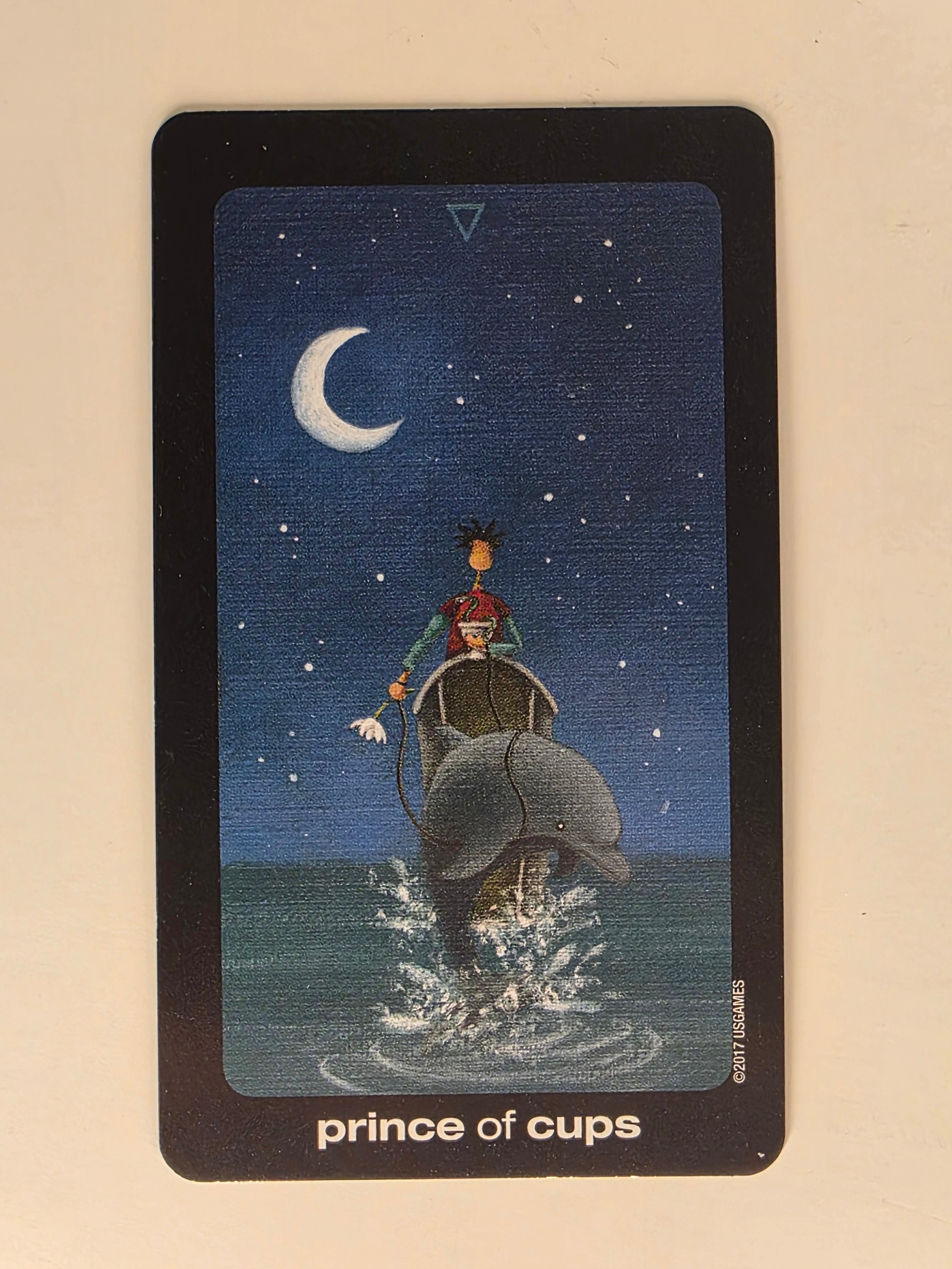 Sun and Moon Tarot Replacement Card Prince of Cups
