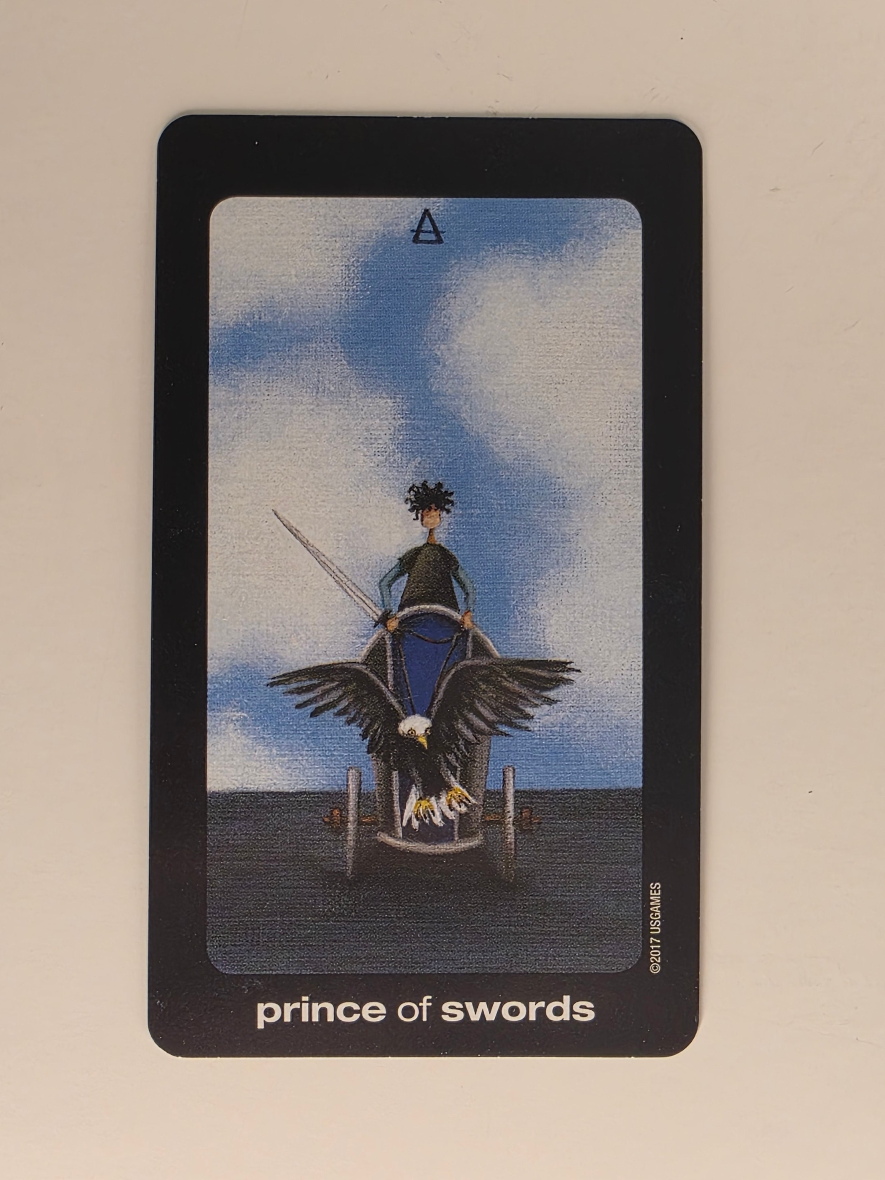 Sun and Moon Tarot Replacement Card Prince of Swords