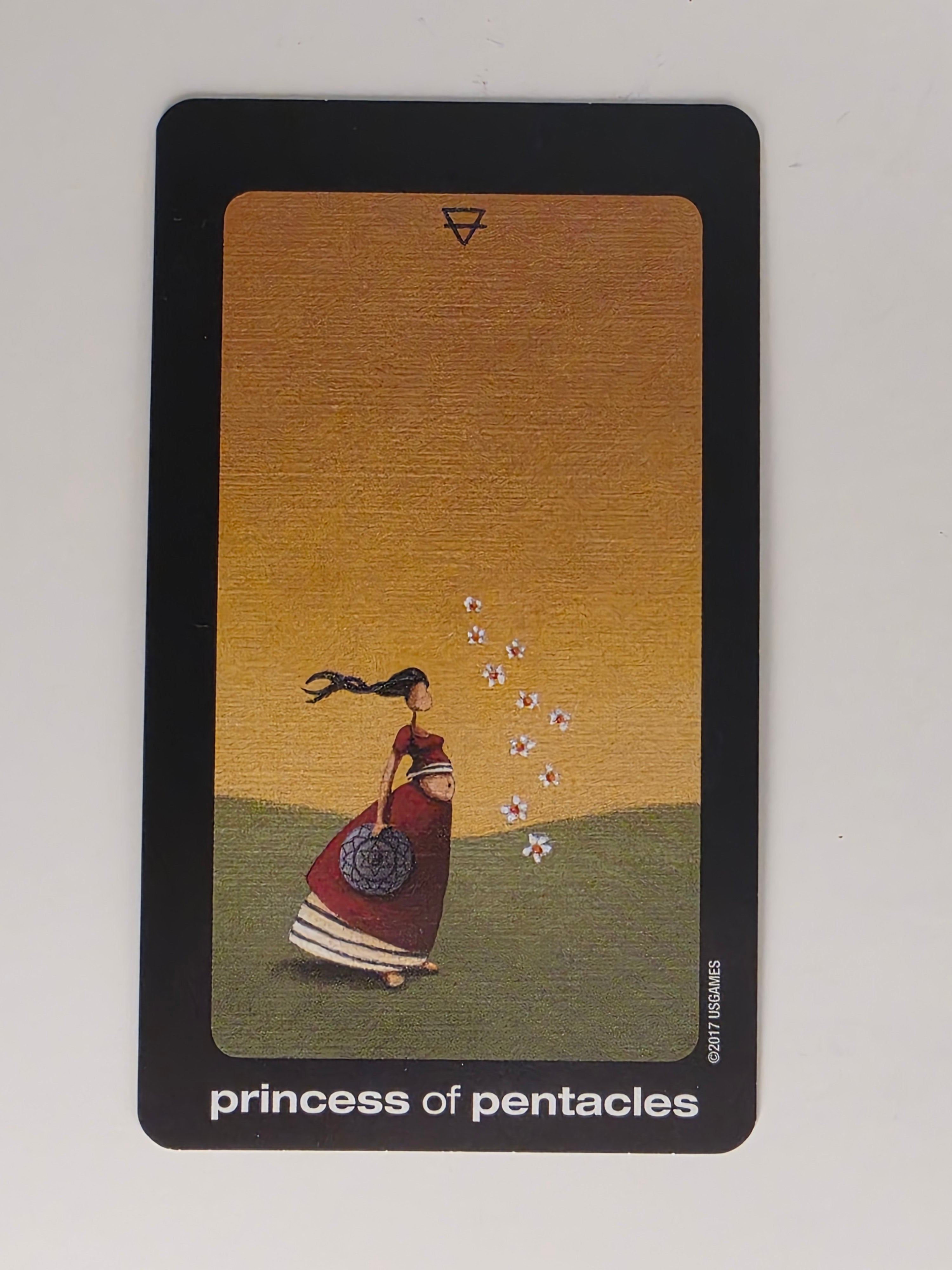 Sun and Moon Tarot Replacement Card Princess of Pentacles