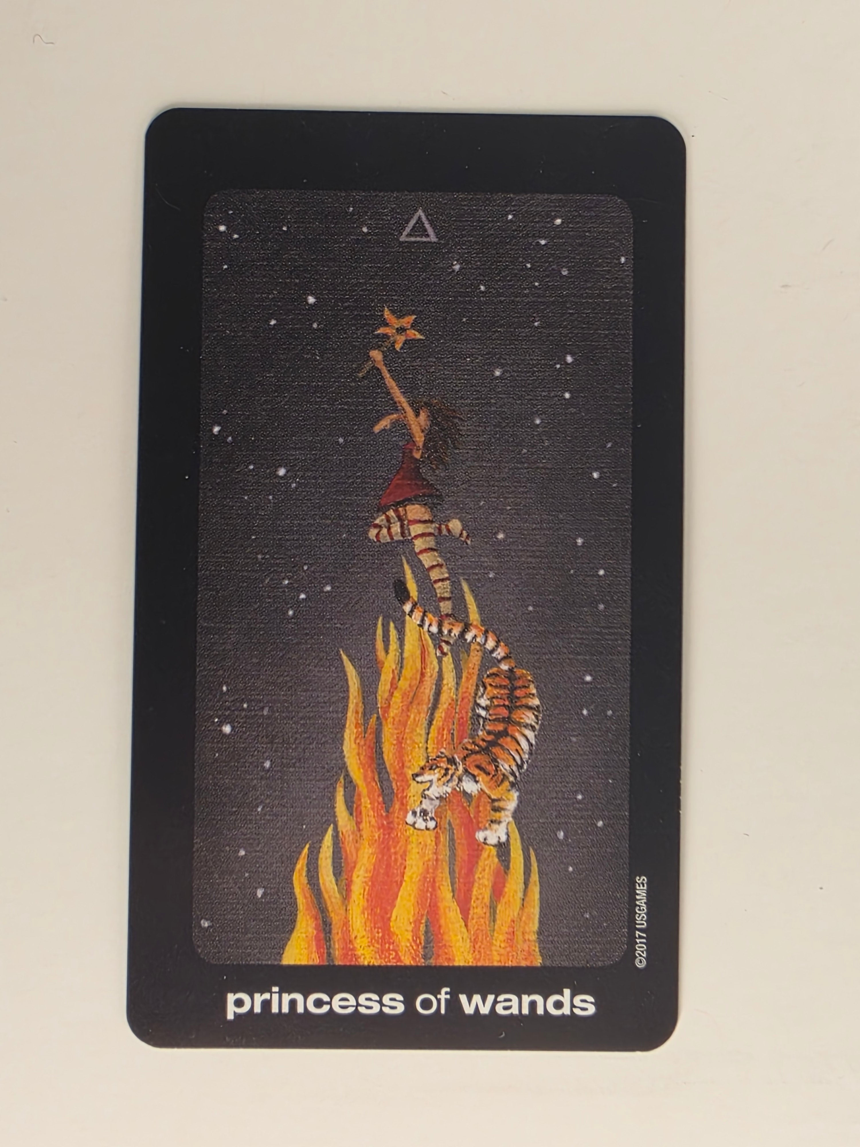 Sun and Moon Tarot Replacement Card Princess of Wands