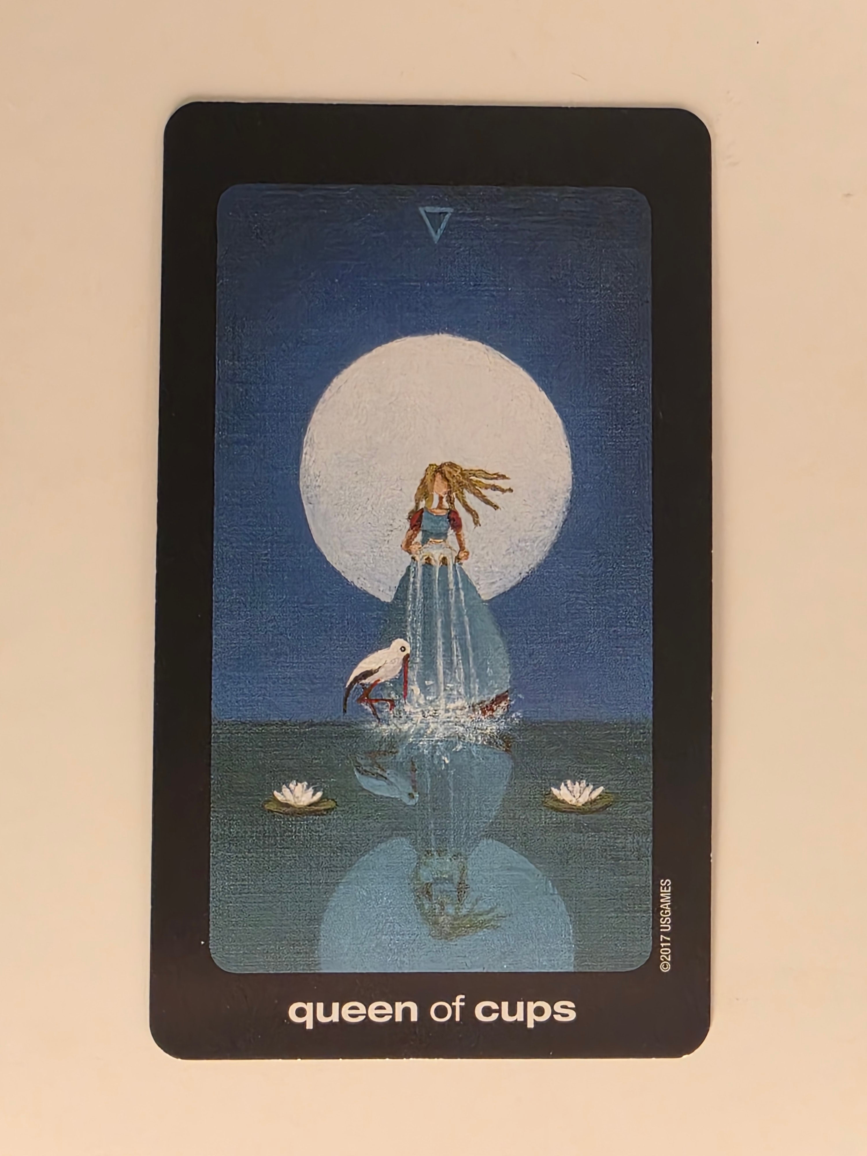 Sun and Moon Tarot Replacement Card Queen of Cups