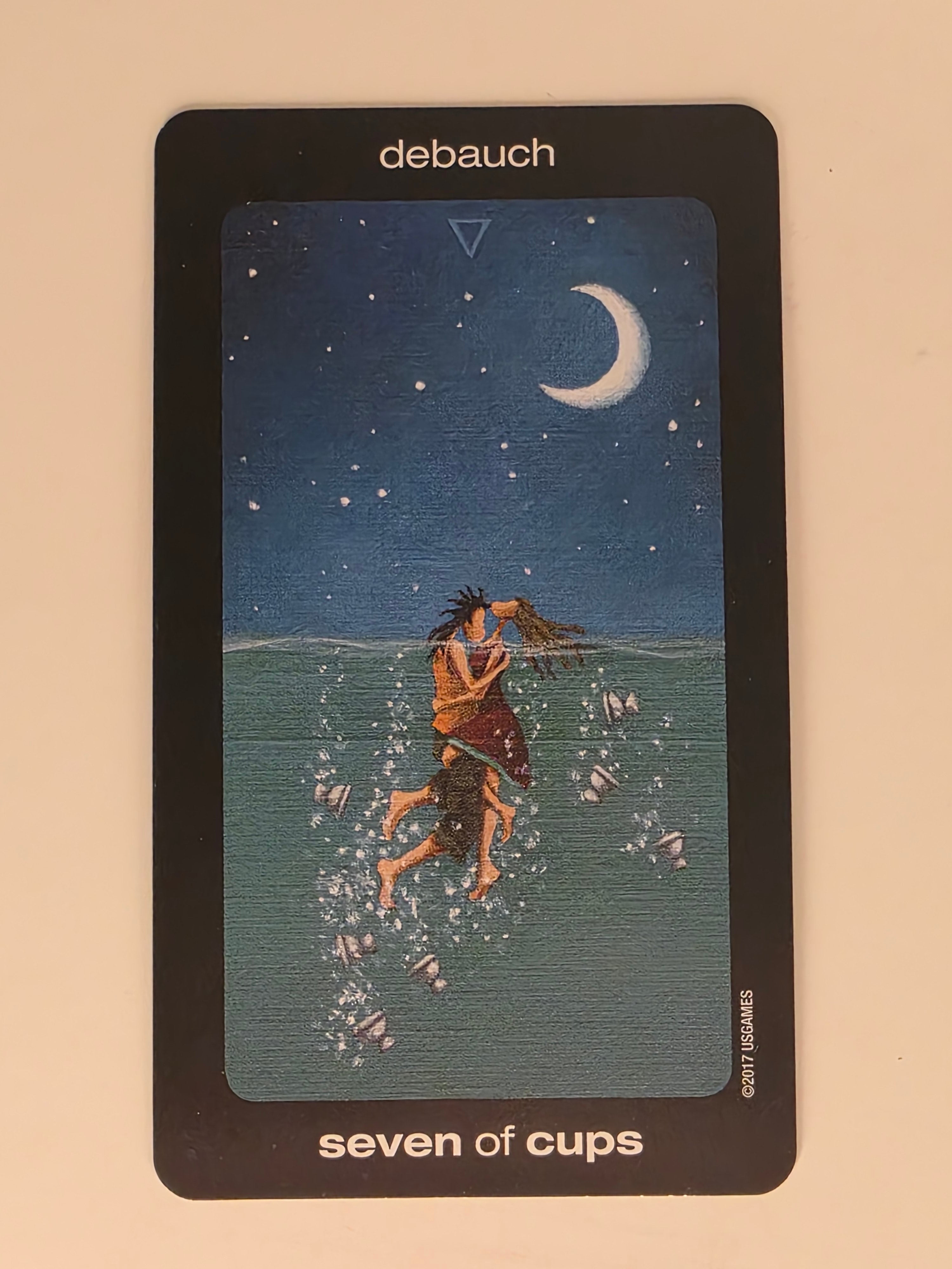 Sun and Moon Tarot Replacement Card Seven of Cups