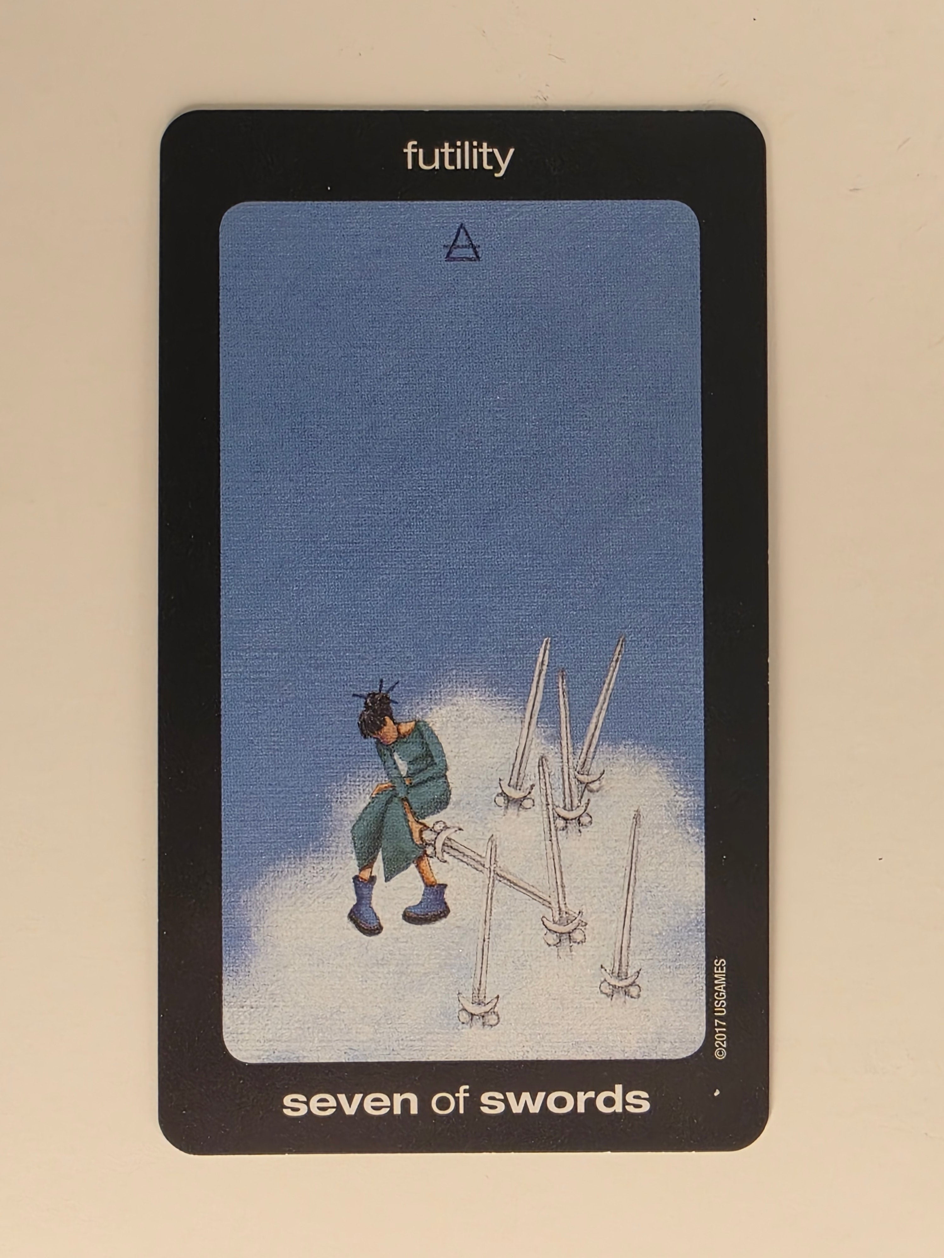 Sun and Moon Tarot Replacement Card Seven of Swords