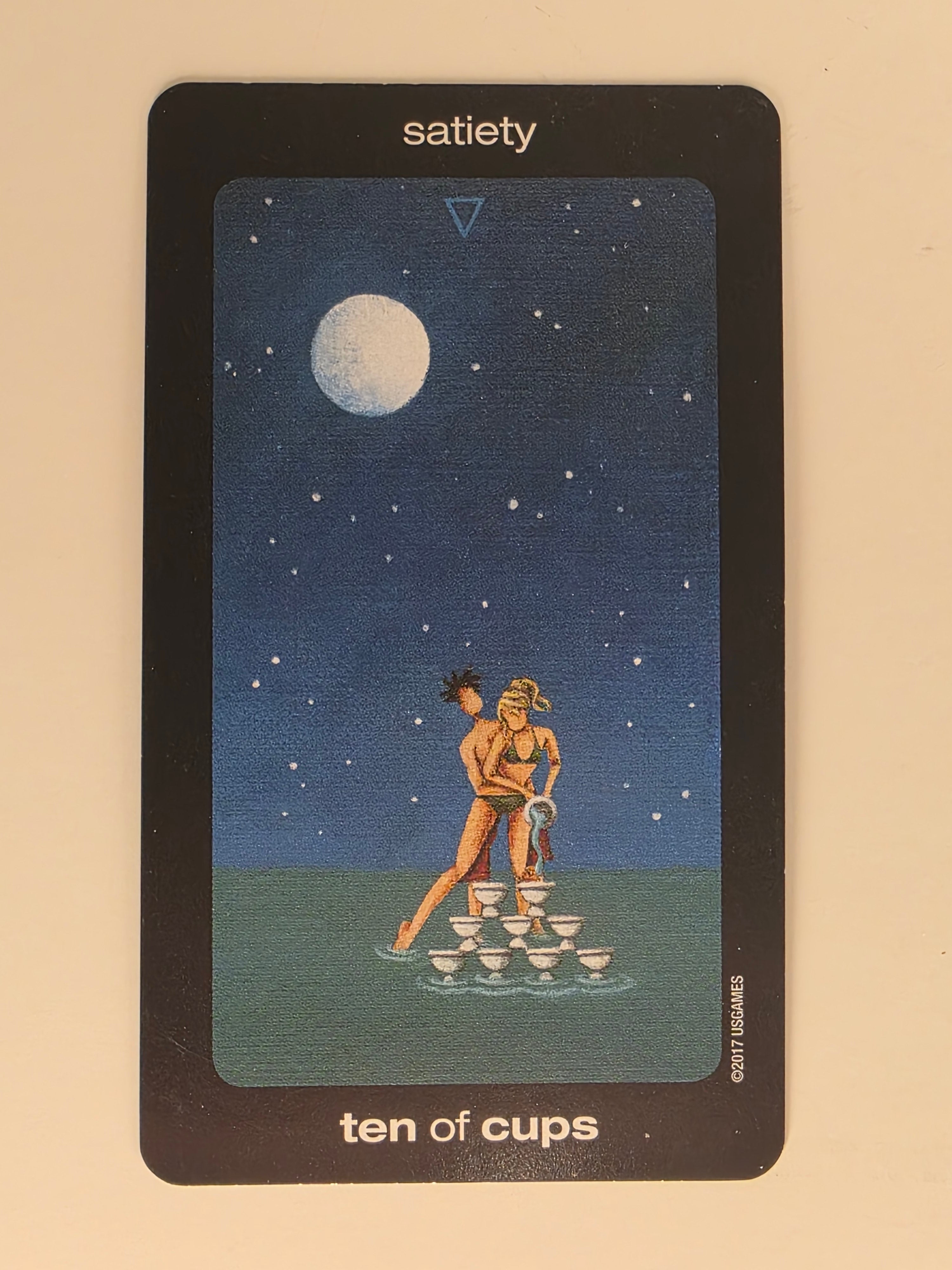 Sun and Moon Tarot Replacement Card Ten of Cups