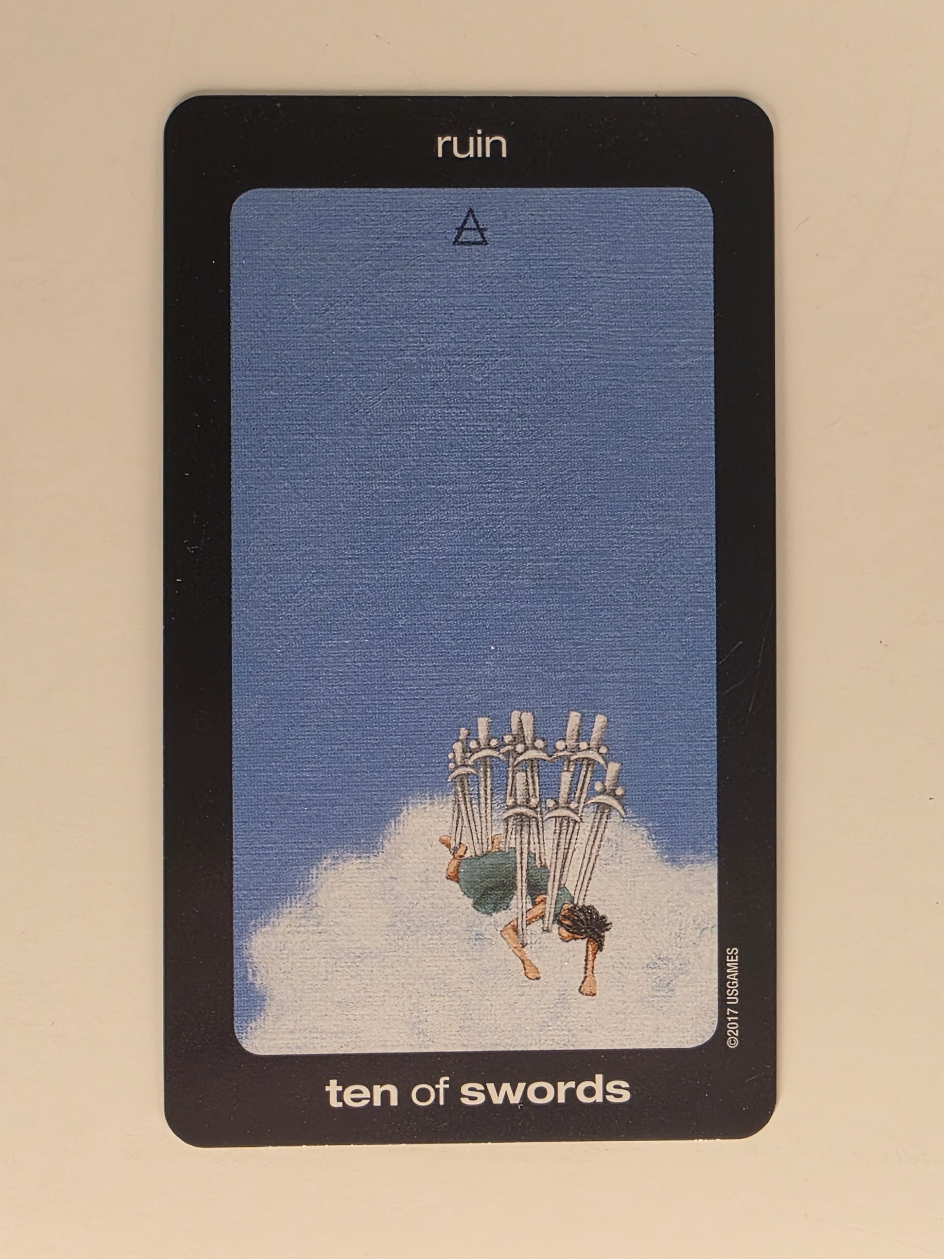 Sun and Moon Tarot Replacement Card Ten of Swords