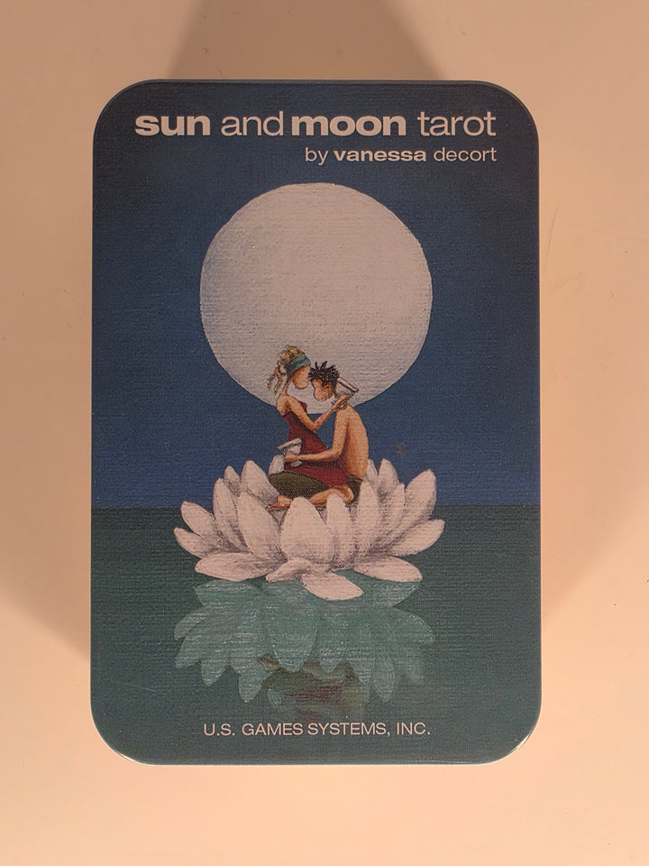 Sun and Moon Tarot Tin – Empty Storage Box