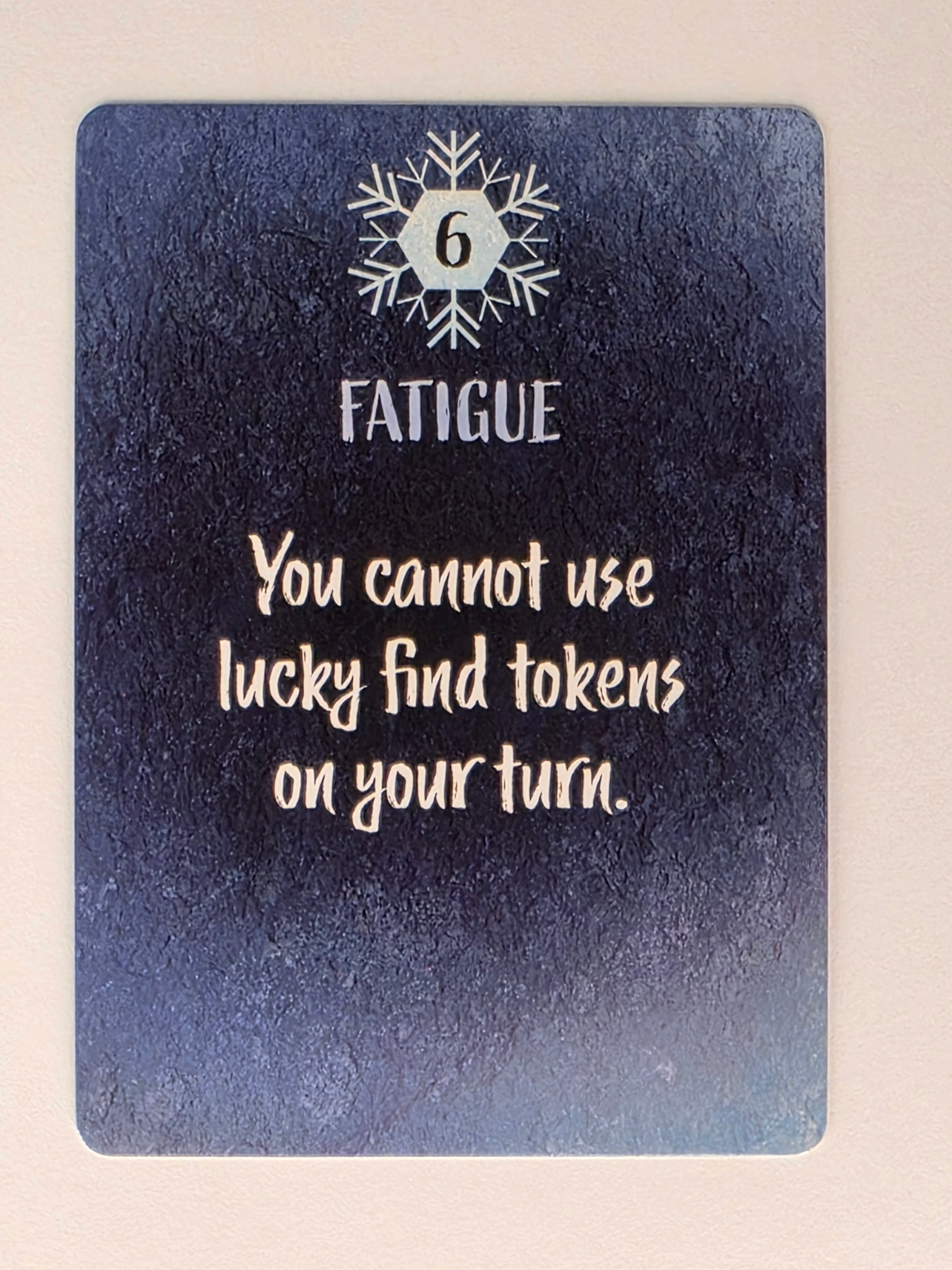 The Coldest Night – Frostbite Cards Individual Replacement Fatigue