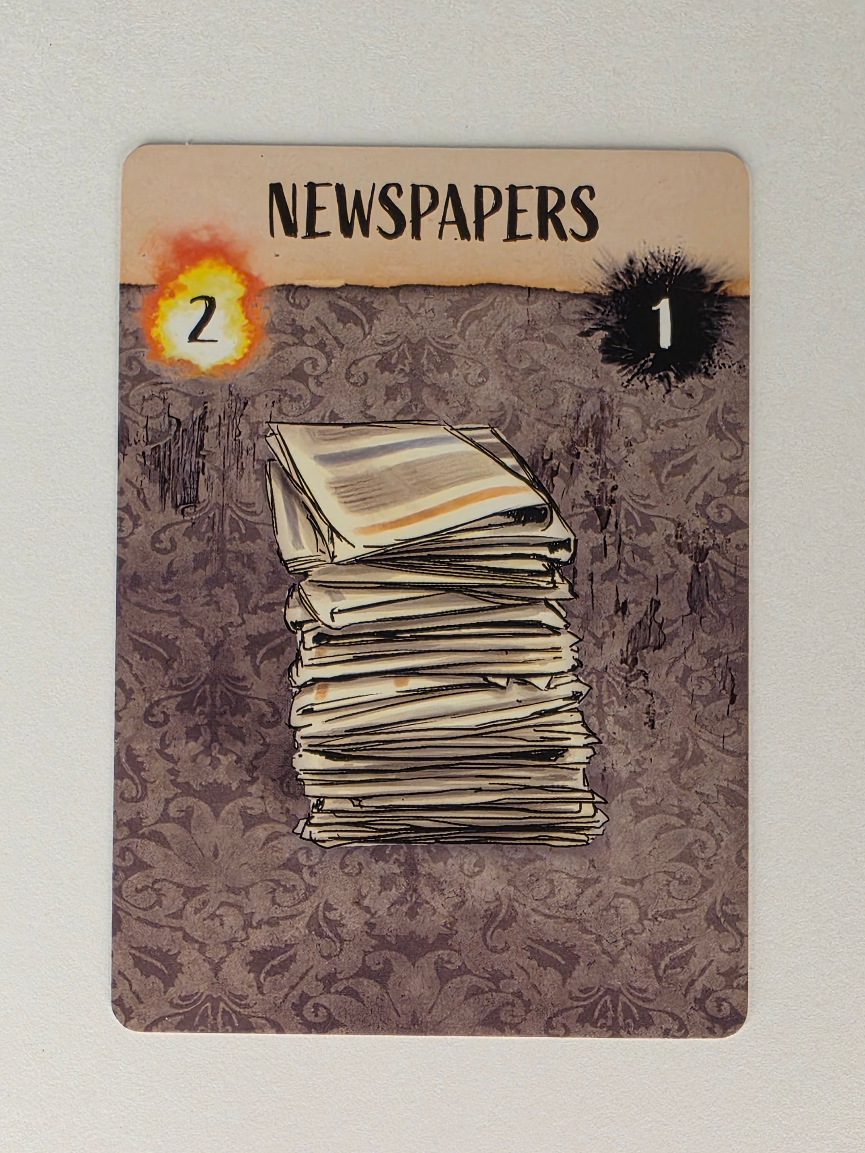 The Coldest Night – Individual Replacement Card - Fire Starter Newspapers