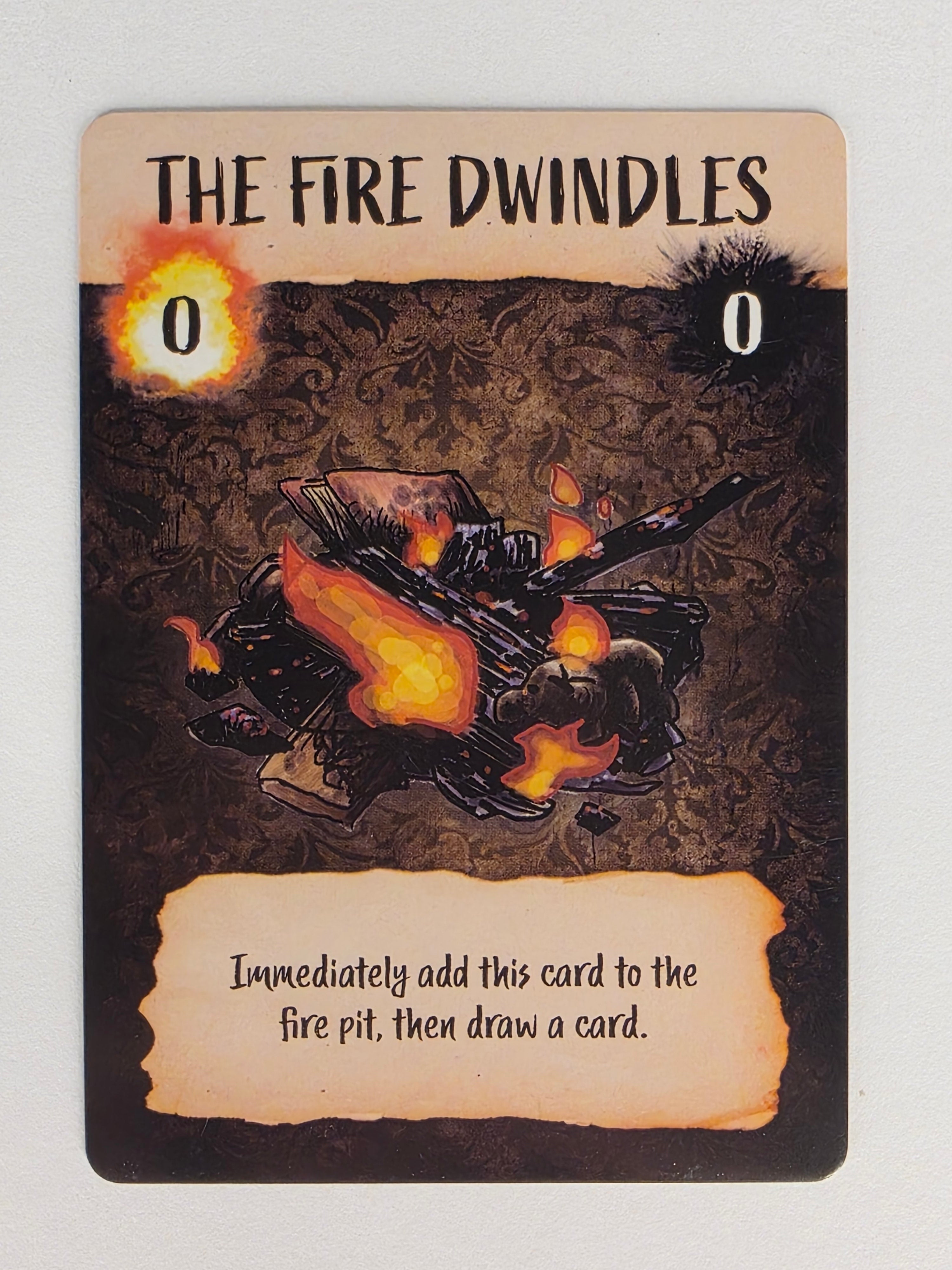 The Coldest Night – Individual Replacement Card - The Fire Dwindles
