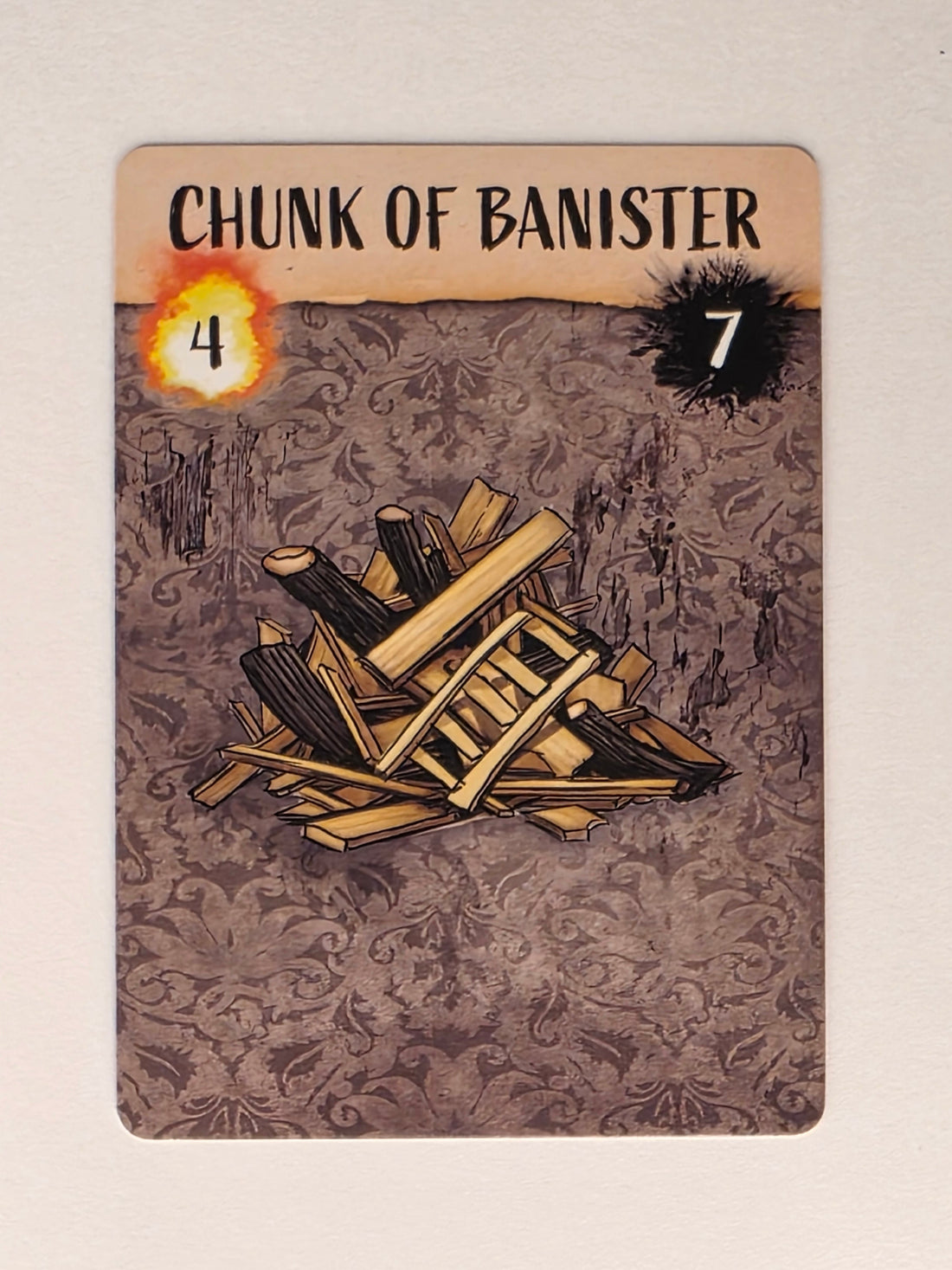The Coldest Night – Kindling Cards Single Replacement Chunk of Banister