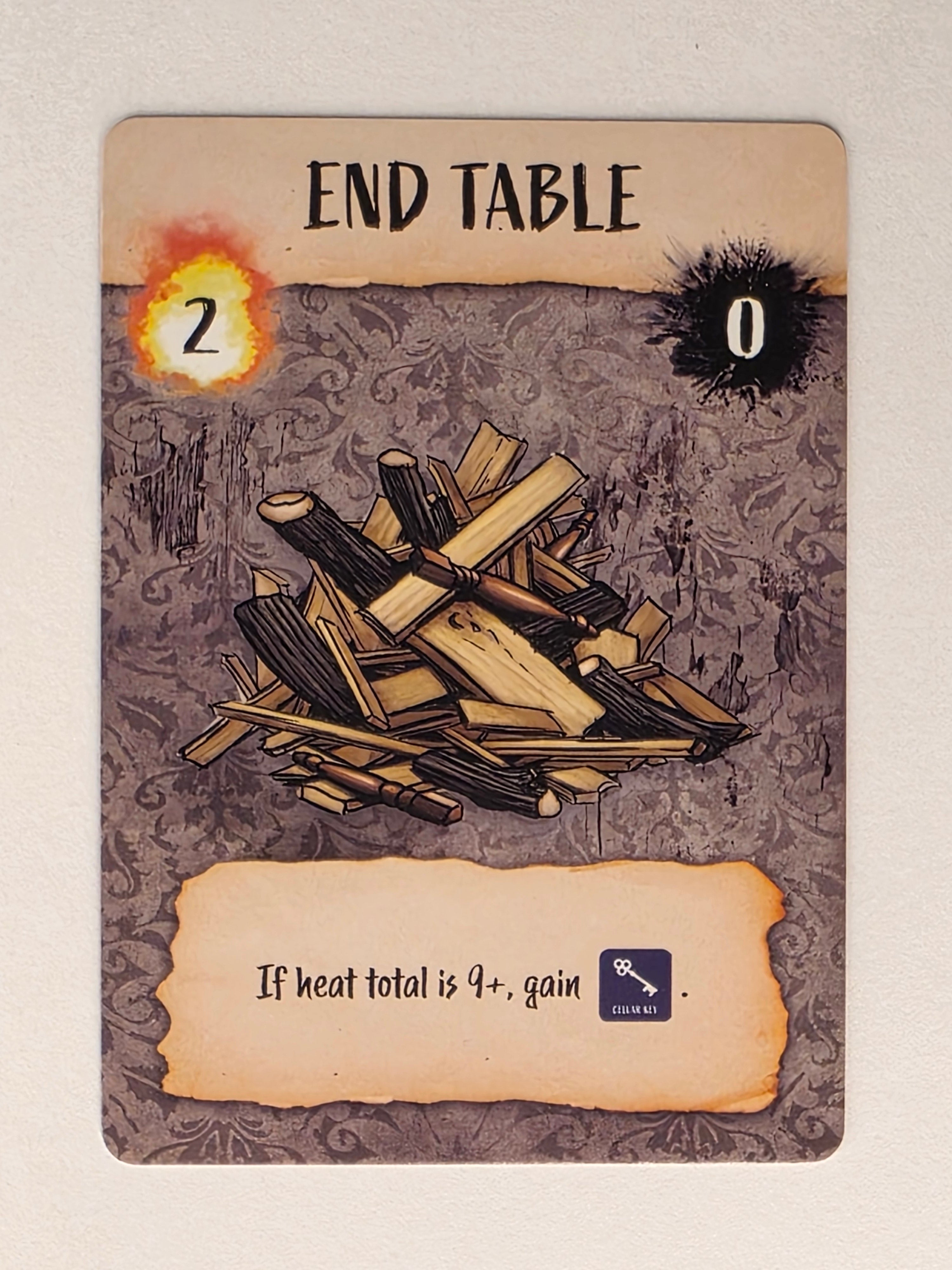 The Coldest Night – Kindling Cards Single Replacement End Table