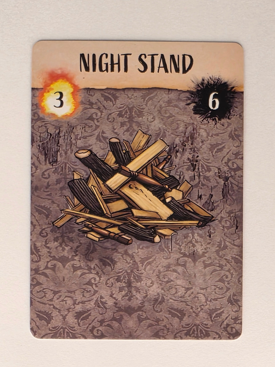 The Coldest Night – Kindling Cards Single Replacement Night Stand