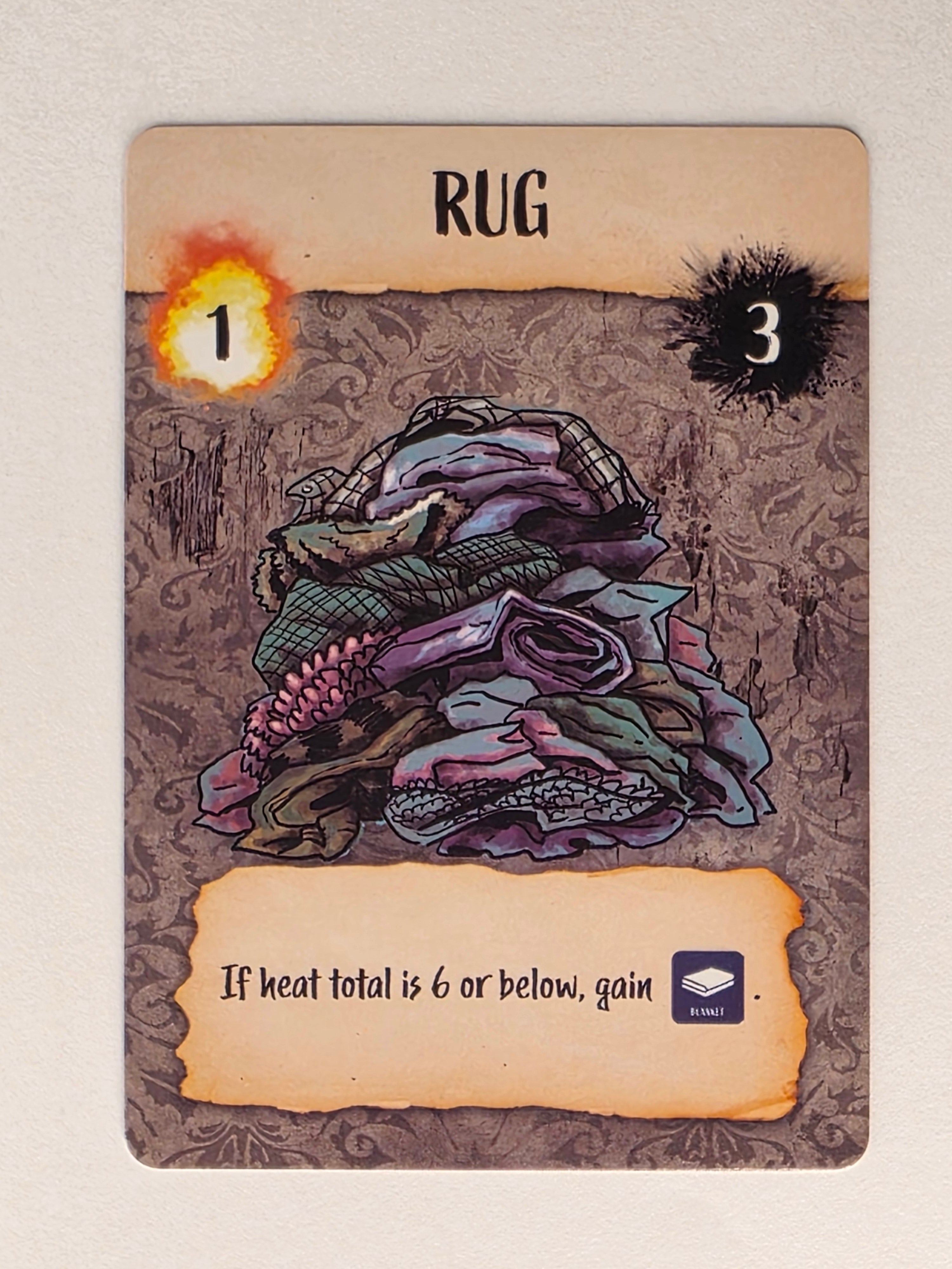 The Coldest Night – Kindling Cards Single Replacement Rug