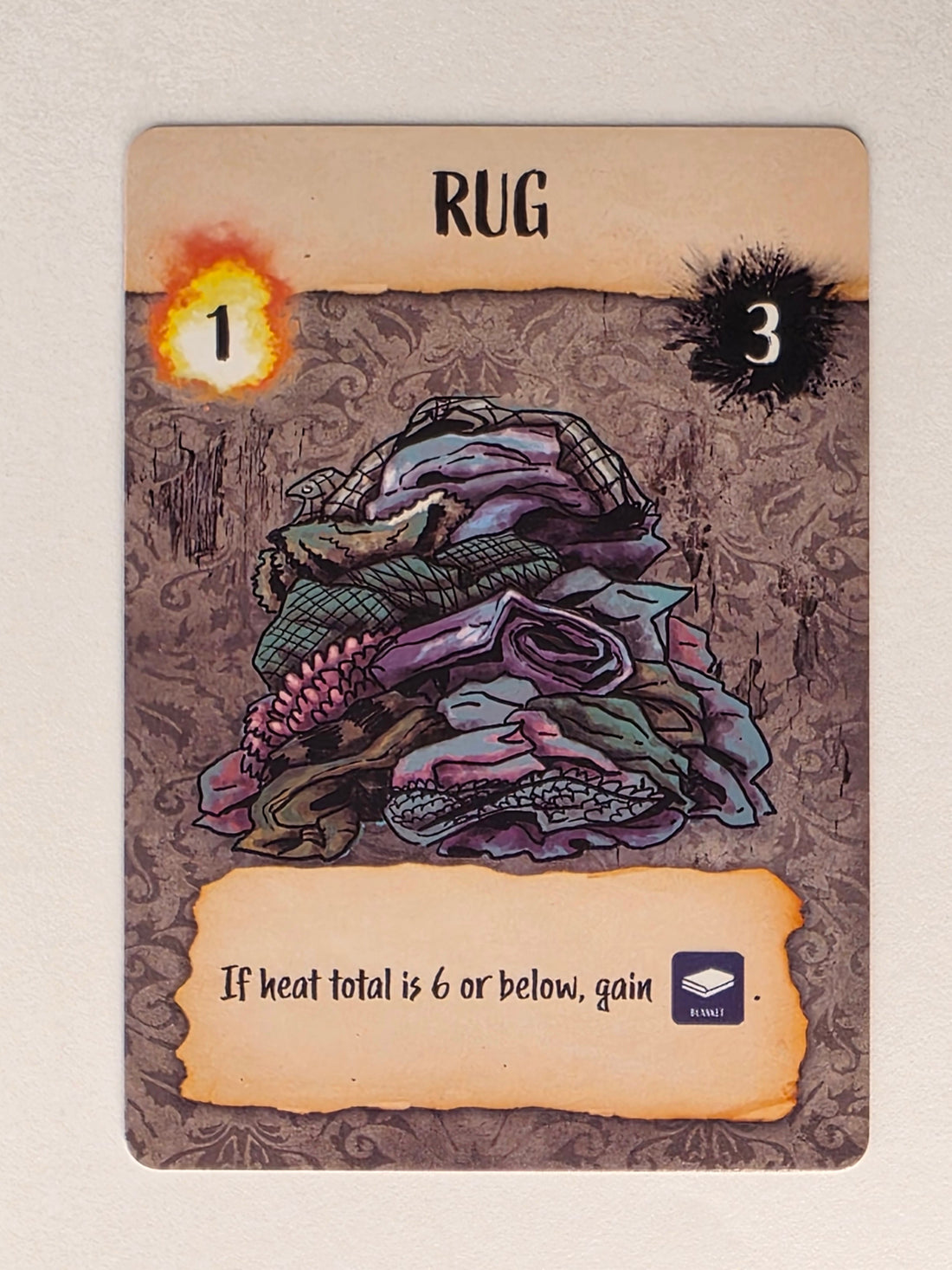 The Coldest Night – Kindling Cards Single Replacement Rug