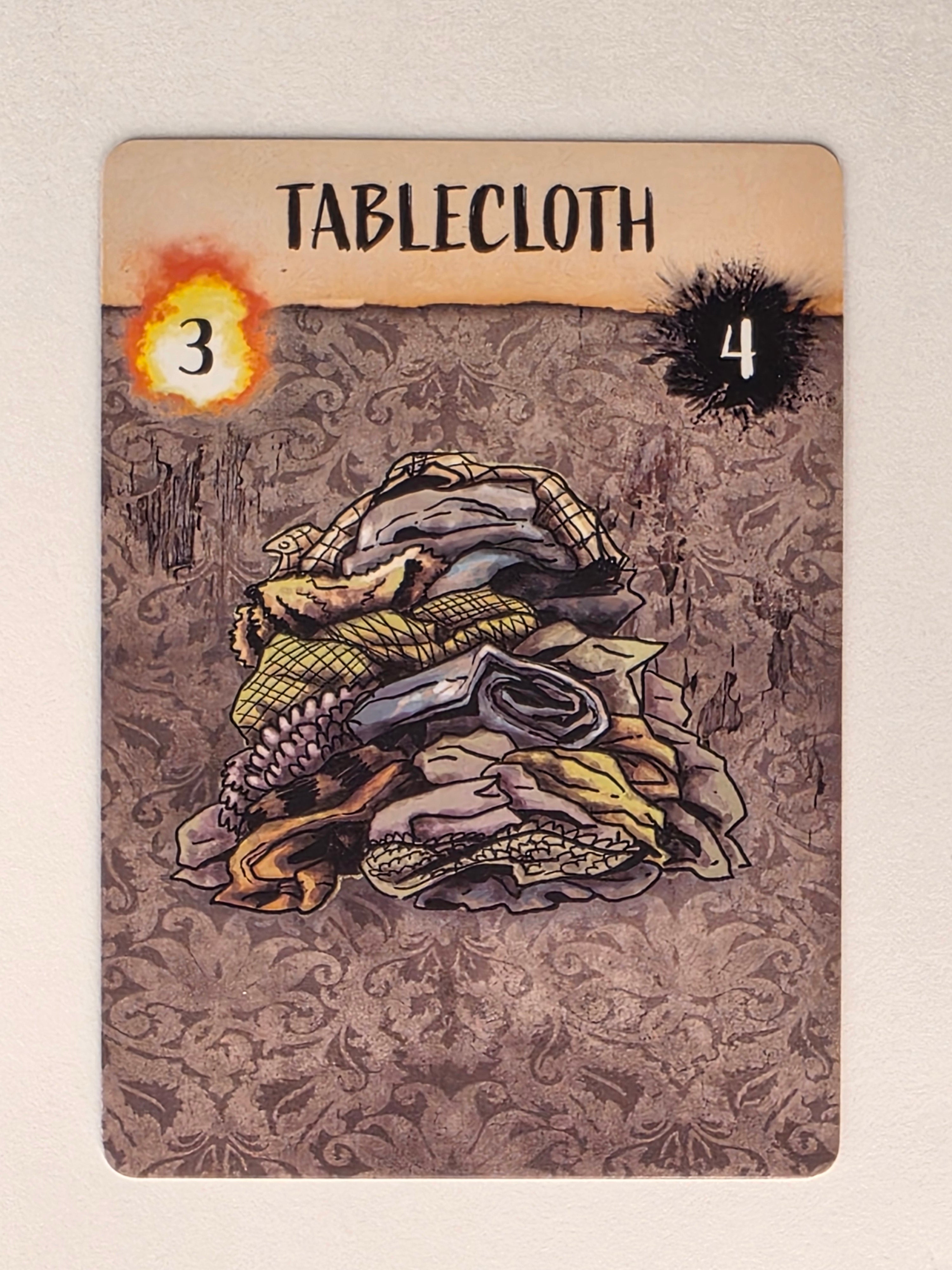 The Coldest Night – Kindling Cards Single Replacement Tablecloth