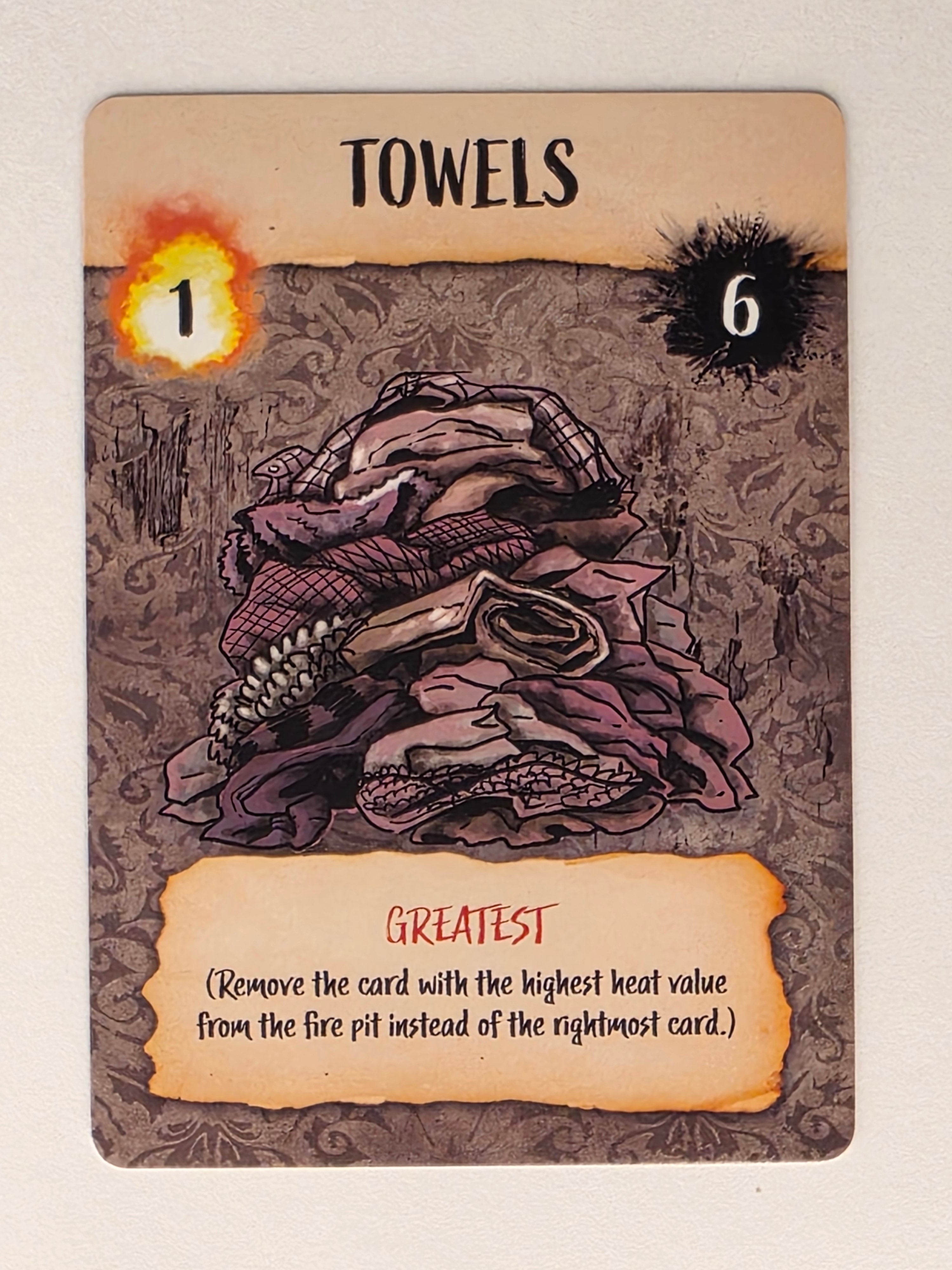 The Coldest Night – Kindling Cards Single Replacement Towels