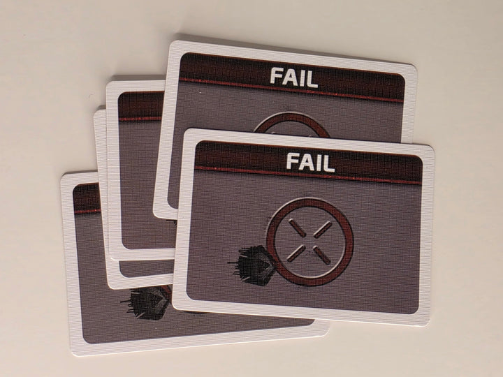 The Resistance Mission Cards – Individual Replacements - Fail