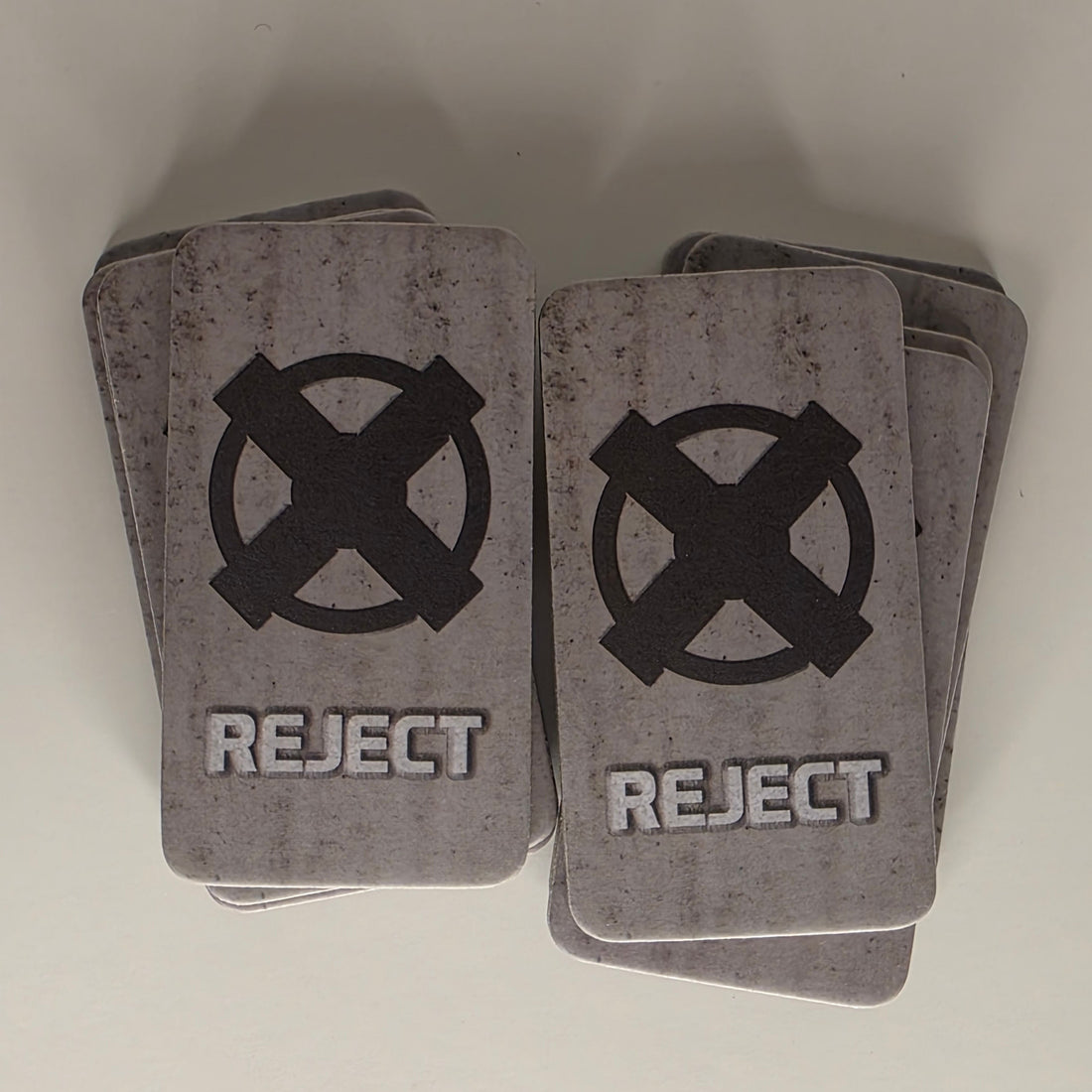 The Resistance Tokens & Markers – Individual Replacement - Vote Token Reject