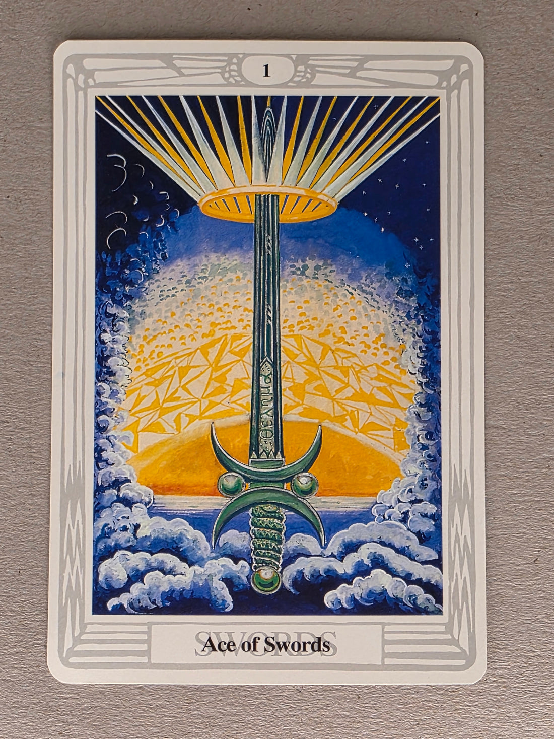Thoth Tarot Ace of Swords Single Card Replacement