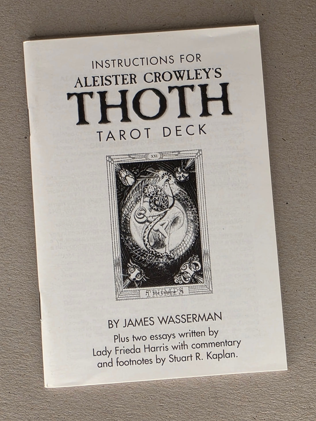 Thoth Tarot Booklet (LWB) Replacement