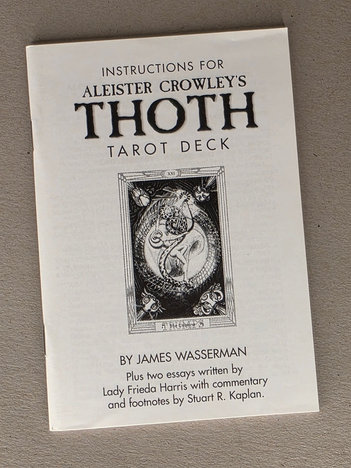 Thoth Tarot Booklet (LWB) Replacement