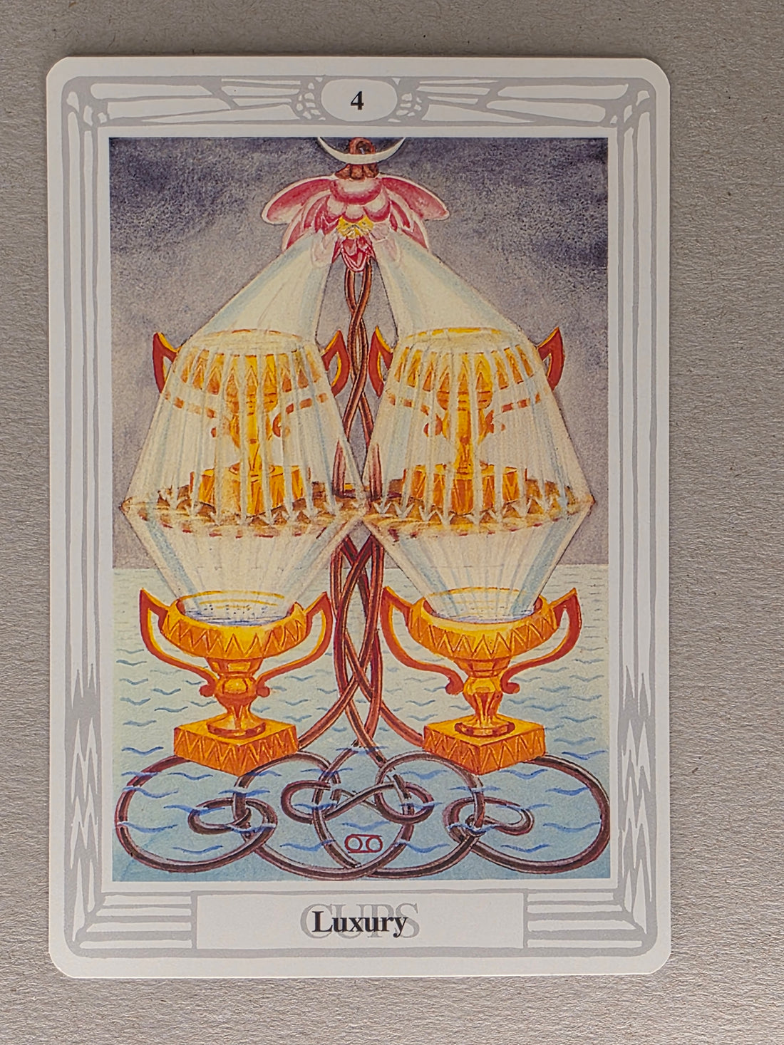 Thoth Tarot Four of Cups Single Card Replacement