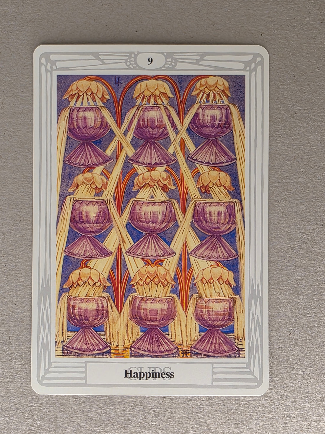 Thoth Tarot Nine of Cups Single Card Replacement