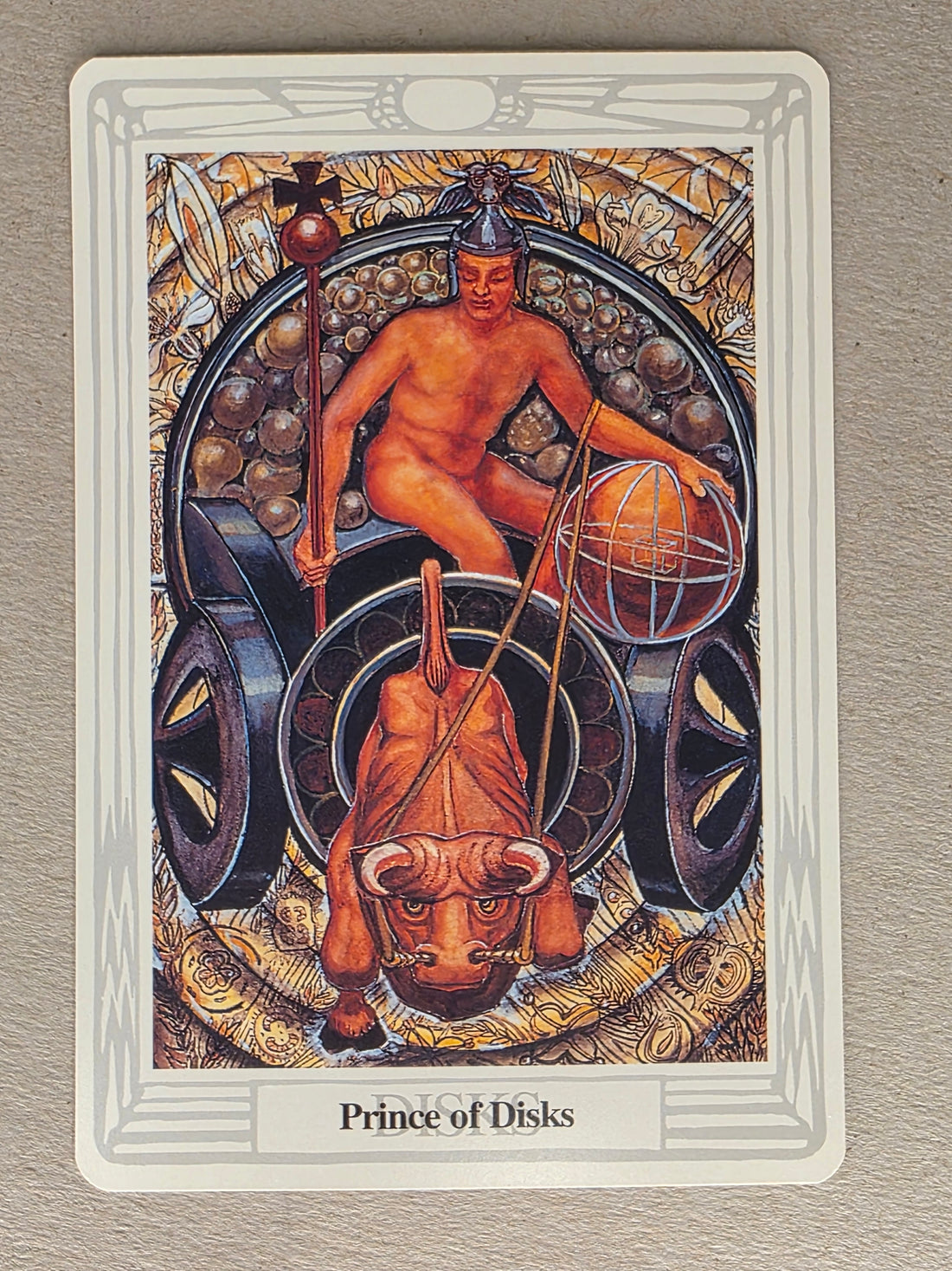 Thoth Tarot Prince of Disks Single Card Replacement