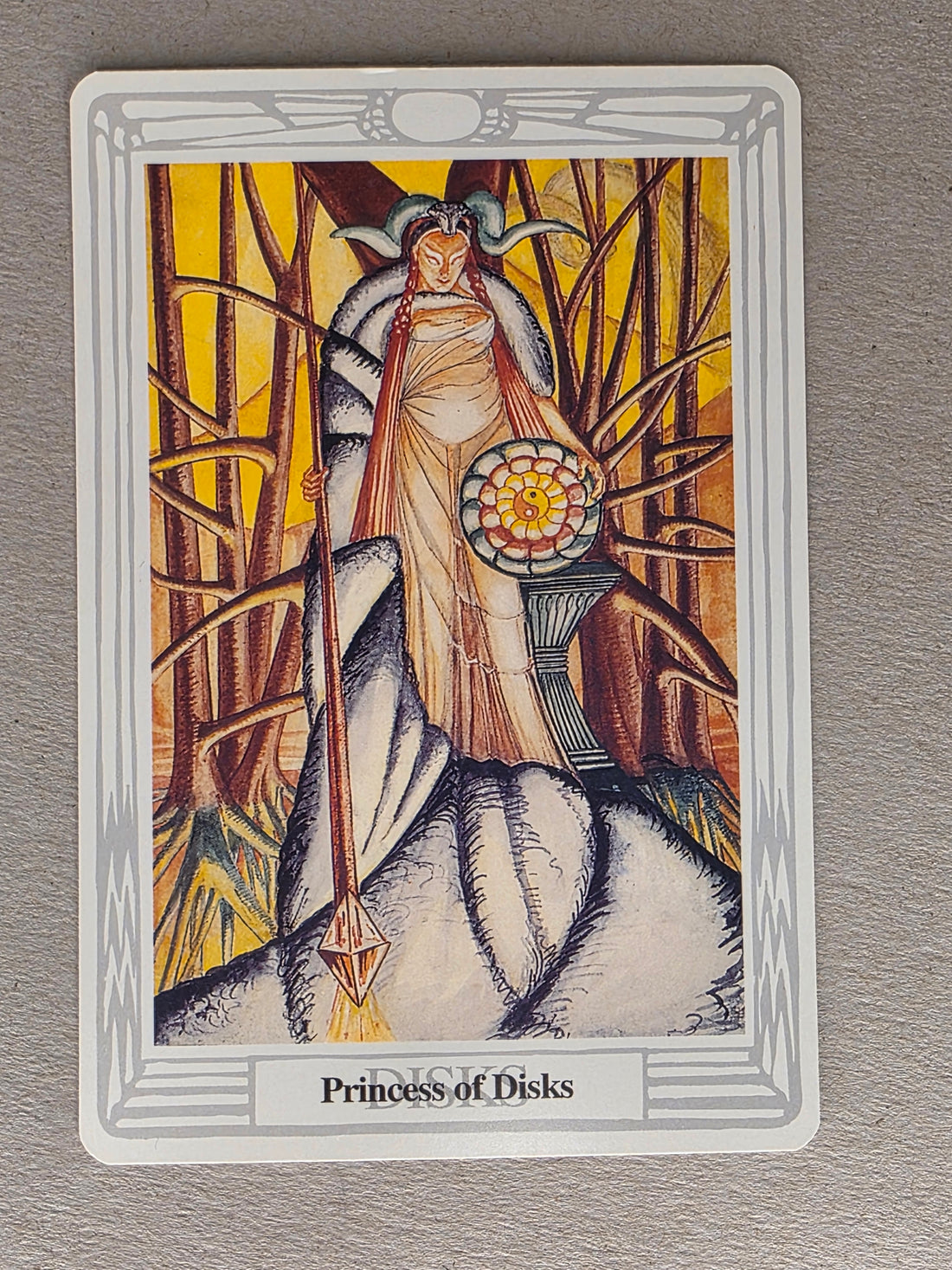 Thoth Tarot Princess of Disks Single Card Replacement