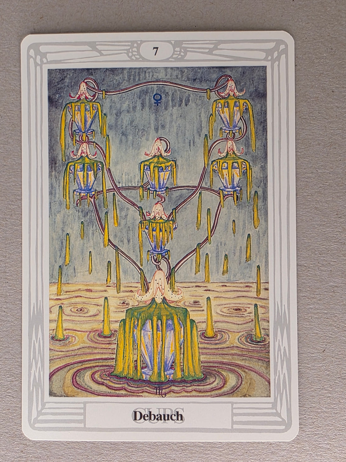 Thoth Tarot Seven of Cups Single Card Replacement