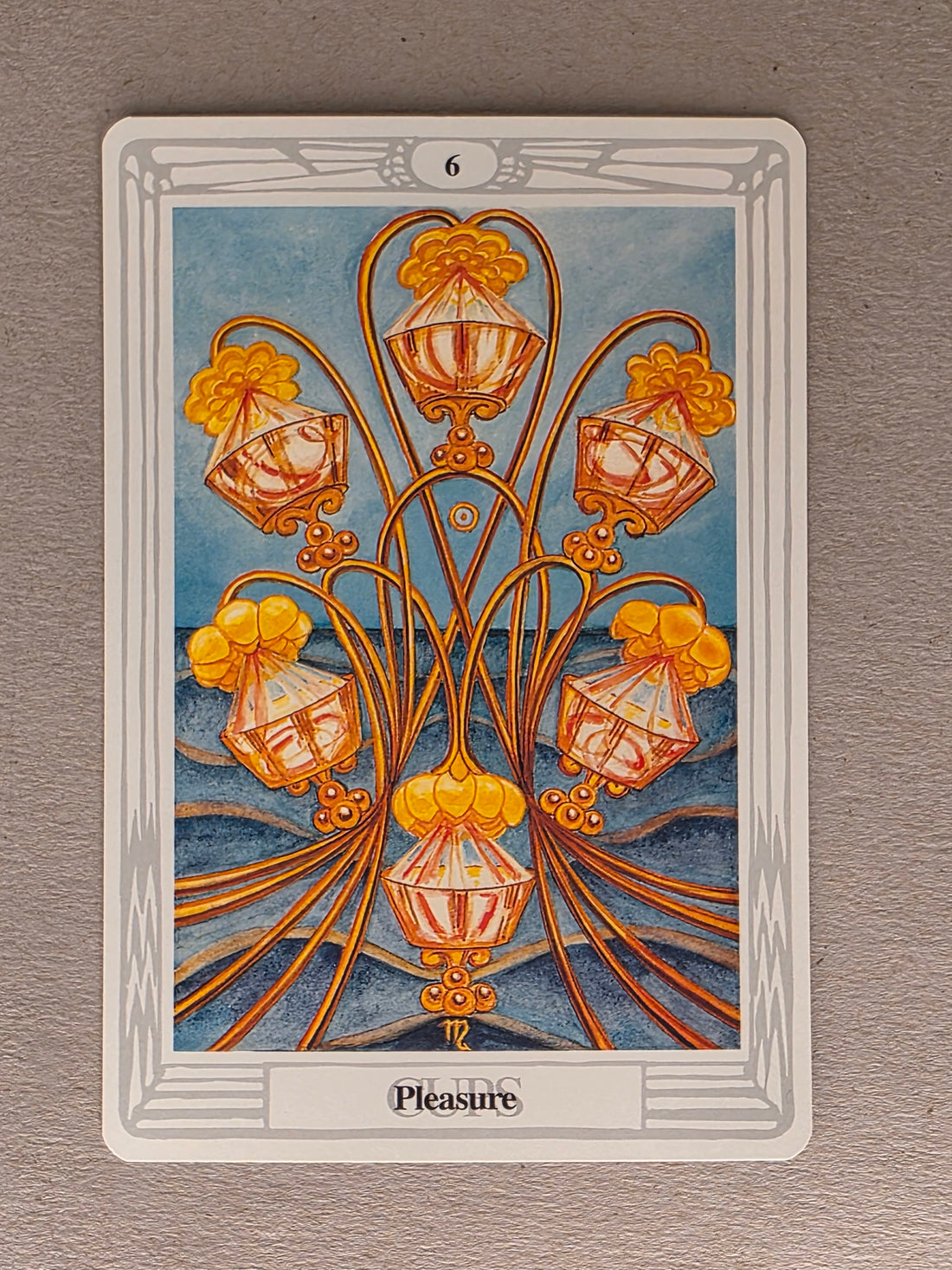 Thoth Tarot Six of Cups Single Card Replacement