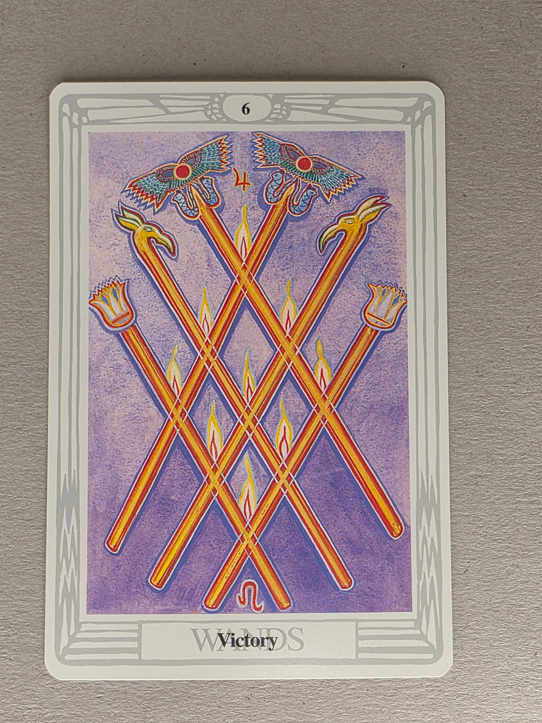 Thoth Tarot Six of Wands Single Card Replacement
