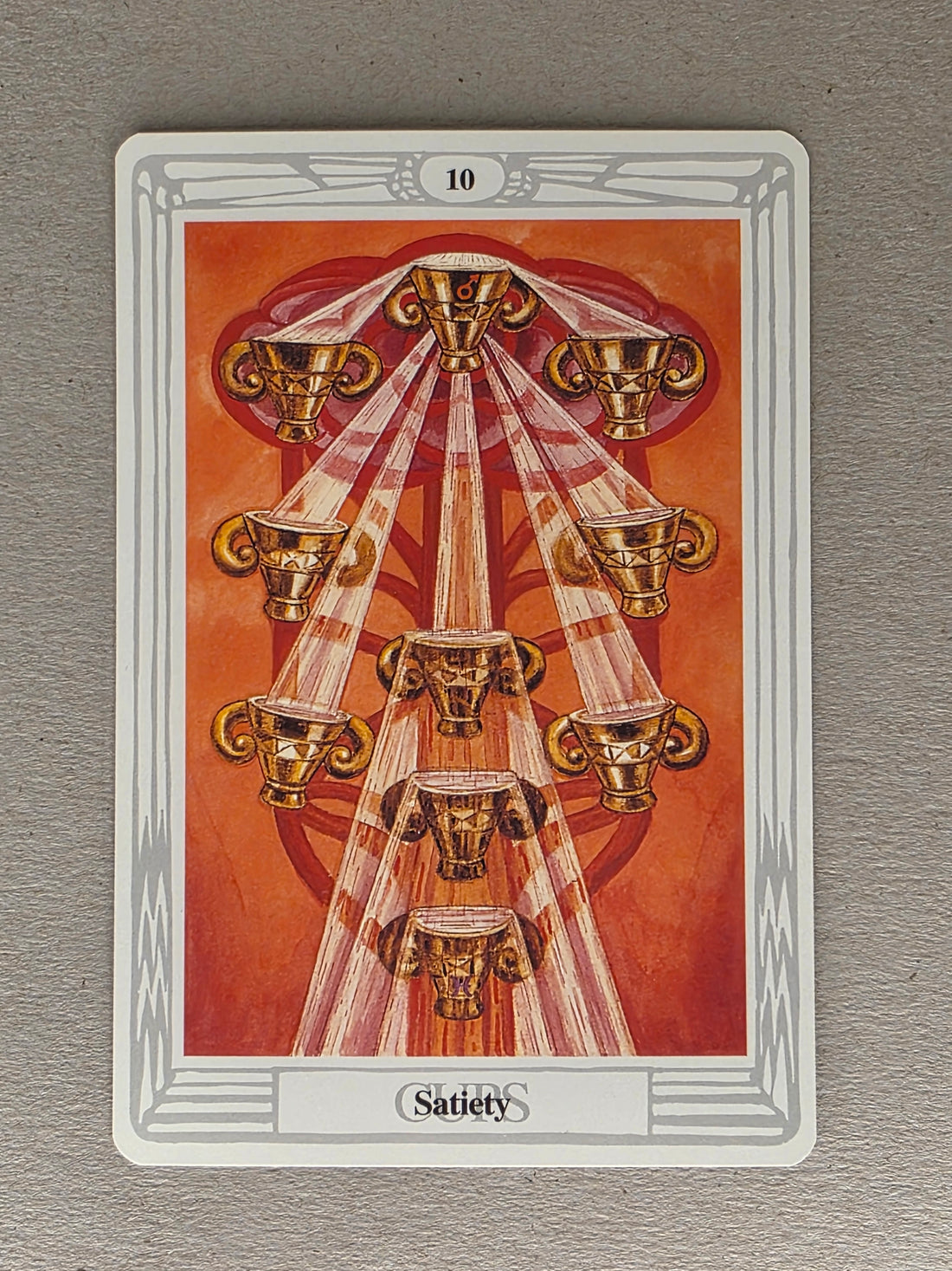 Thoth Tarot Ten of Cups Single Card Replacement