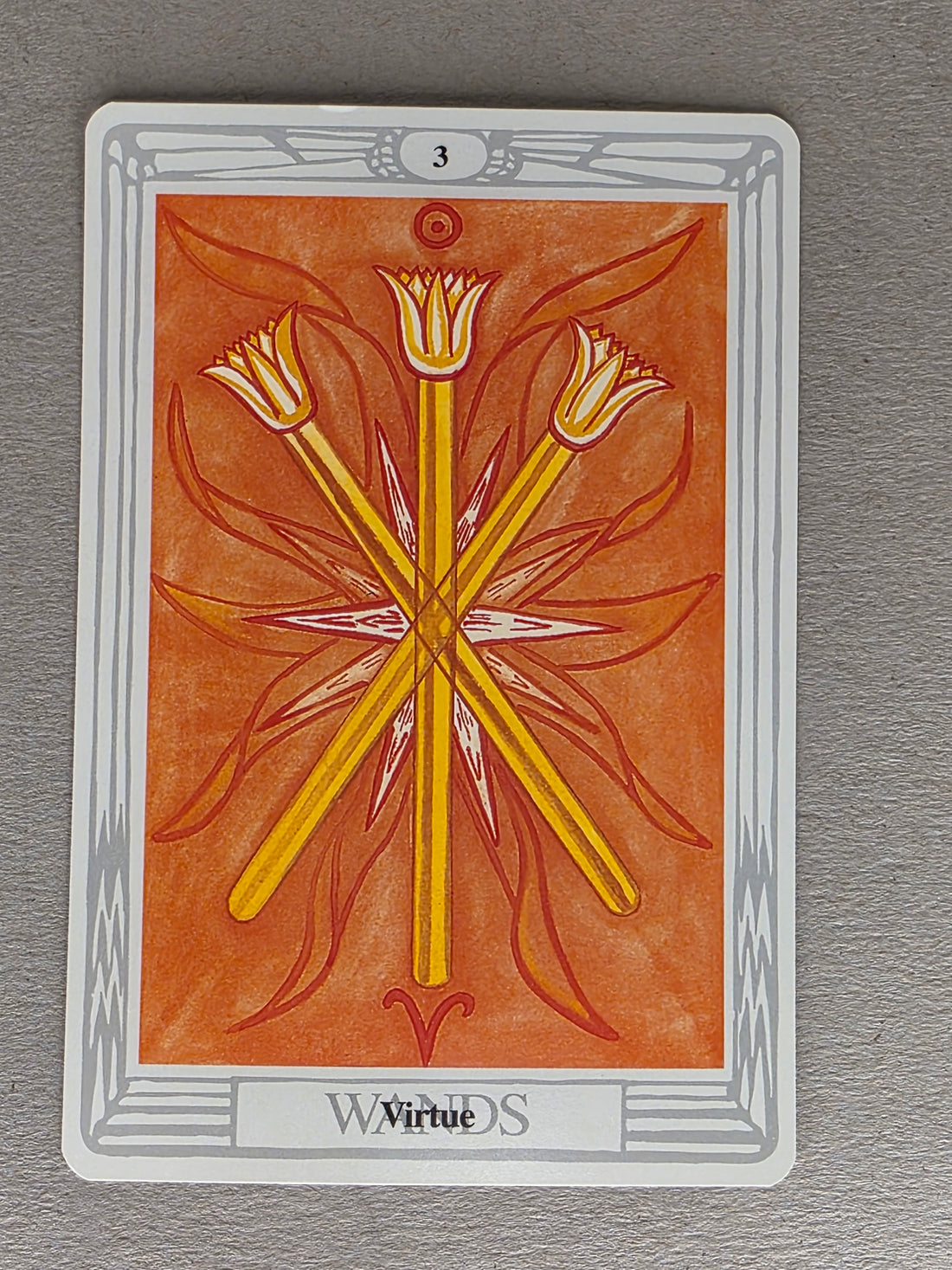 Thoth Tarot Three of Wands Single Card Replacement