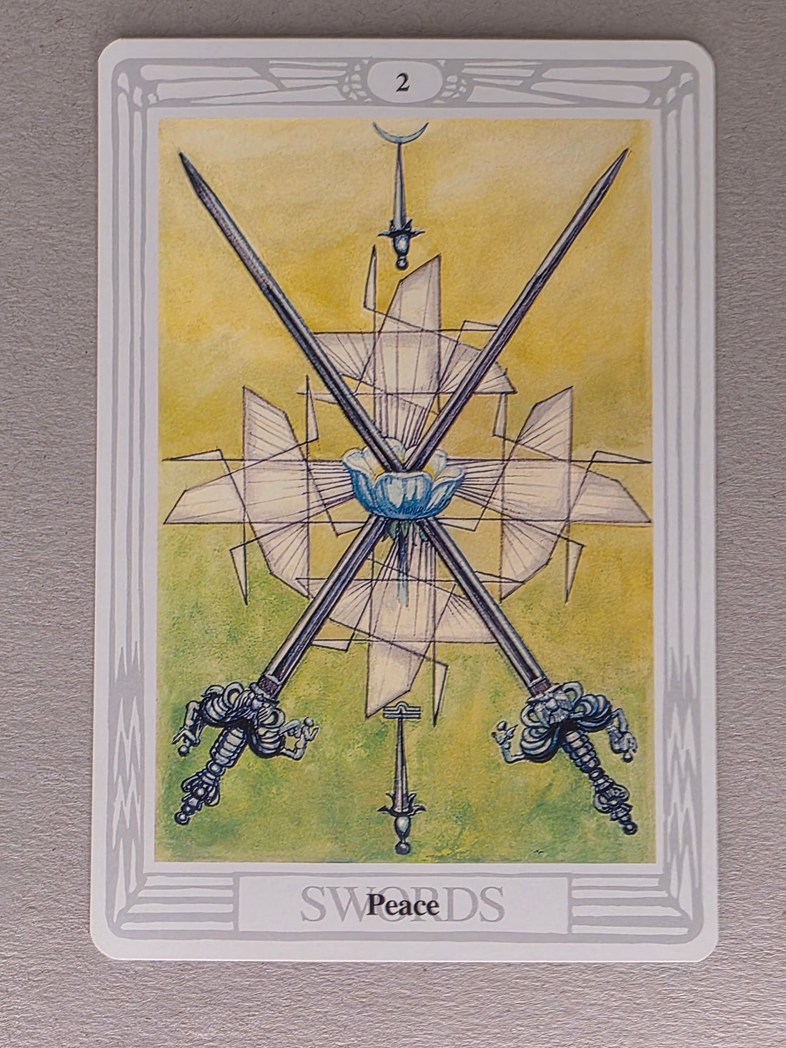 Thoth Tarot Two of Swords Single Card Replacement