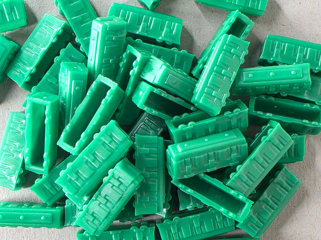 Ticket to Ride Replacement Train Car Piece Green
