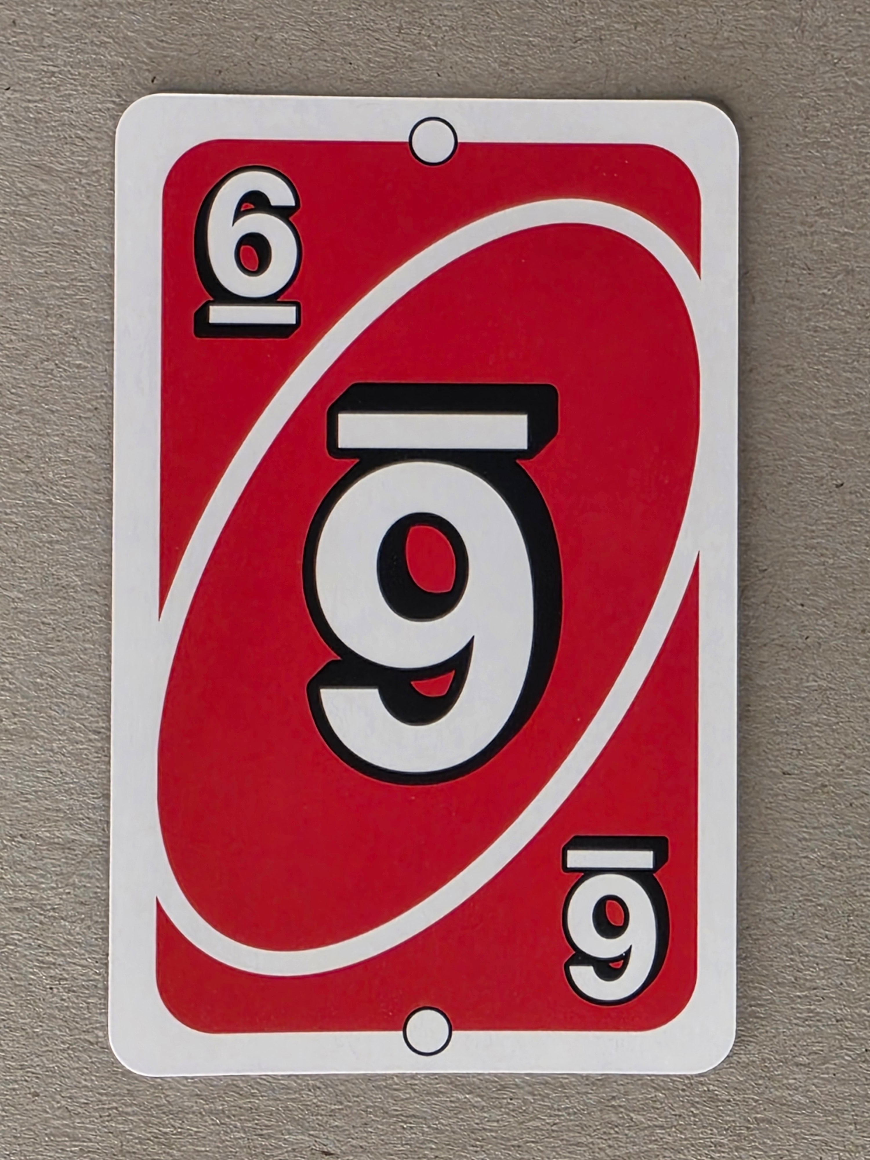 Uno Replacement Single Card - Red 6