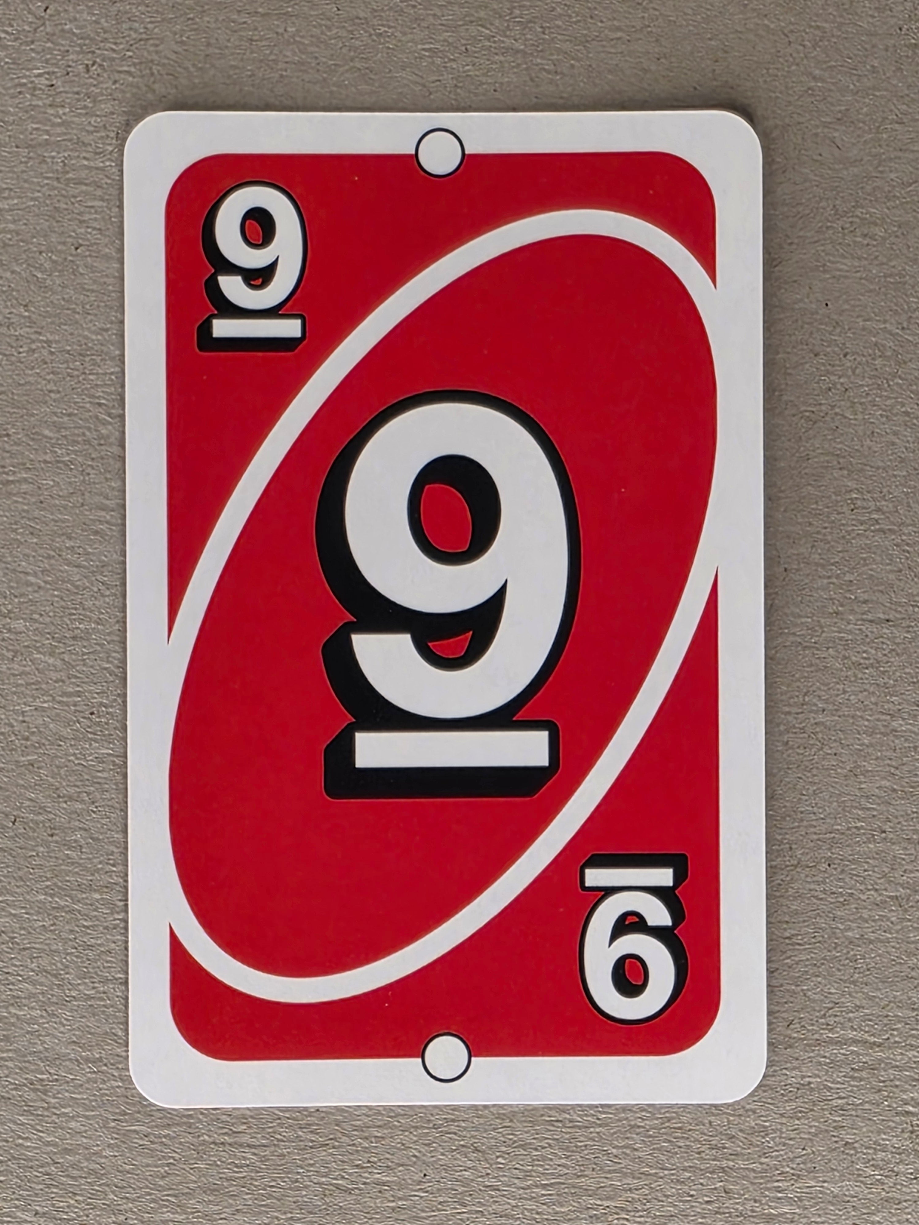 Uno Replacement Single Card - Red 9