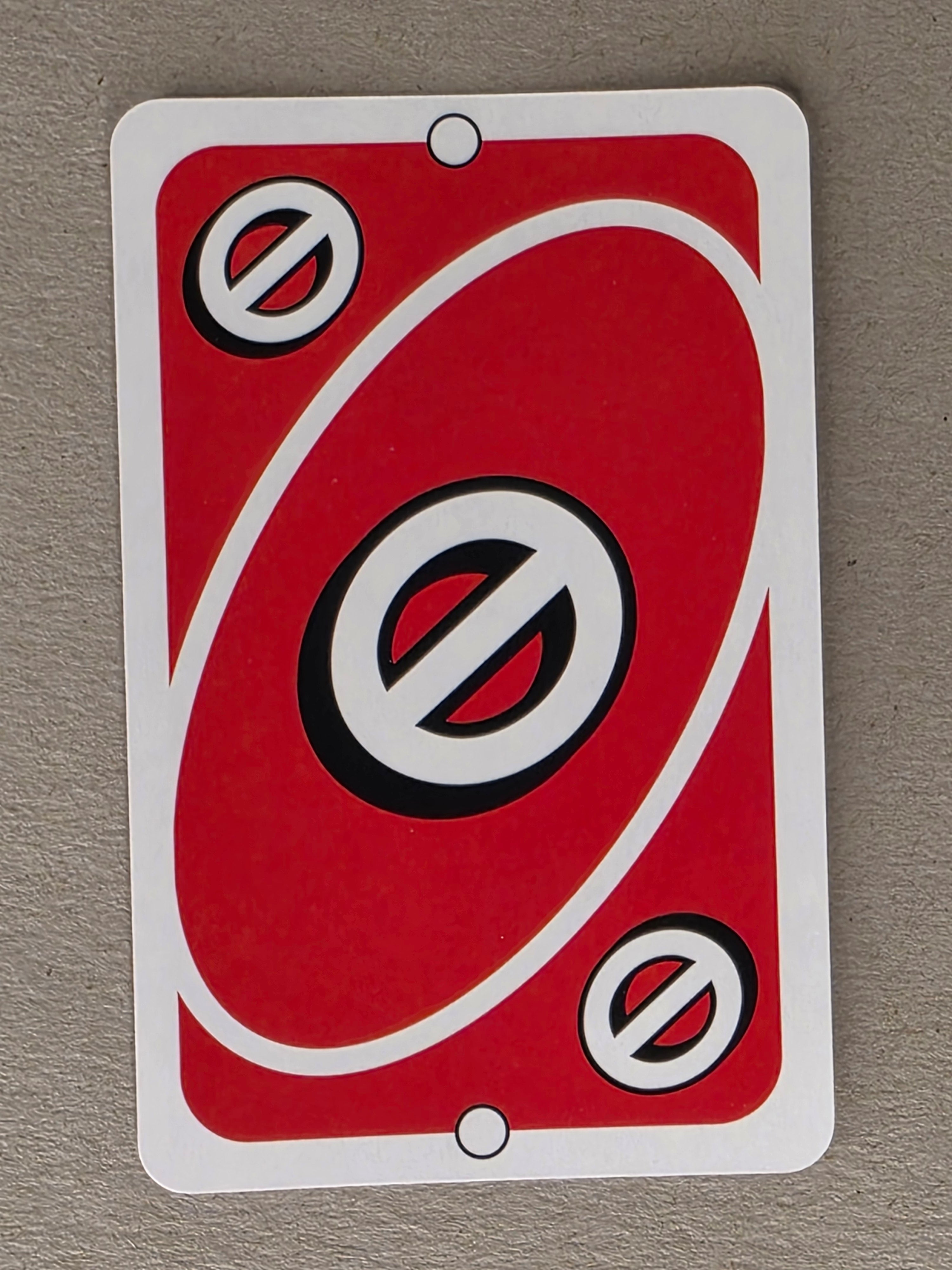 Uno Replacement Single Card - Red Skip