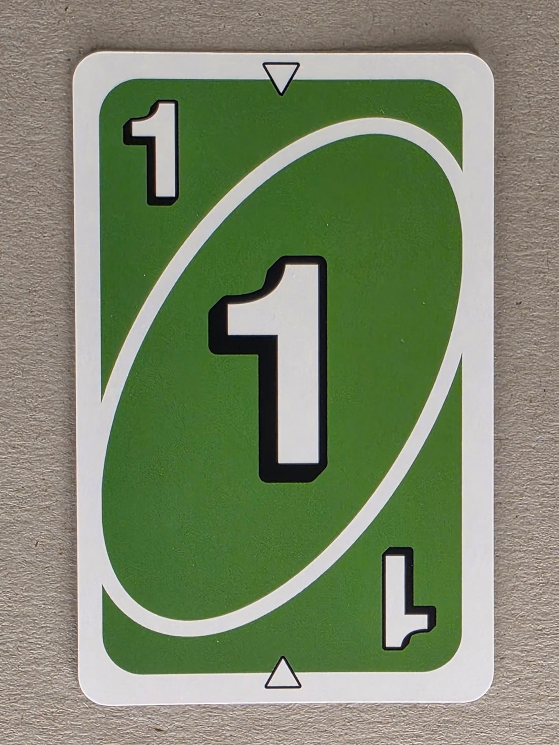 Uno Replacement Single Card Green 1