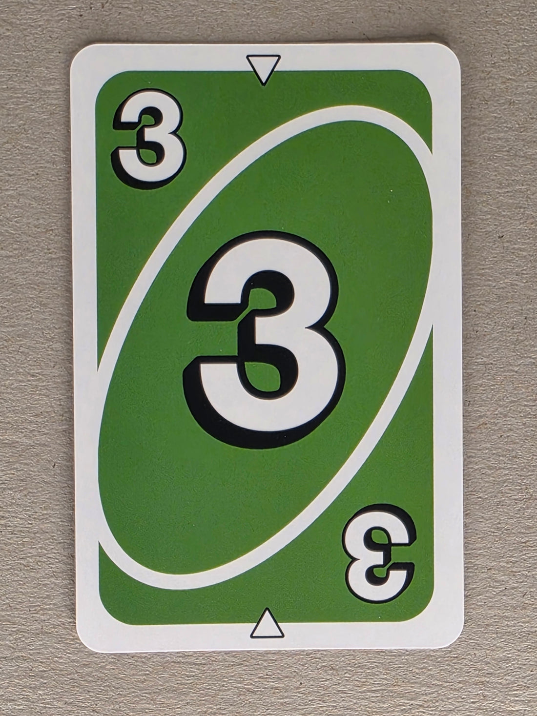 Uno Replacement Single Card Green 3