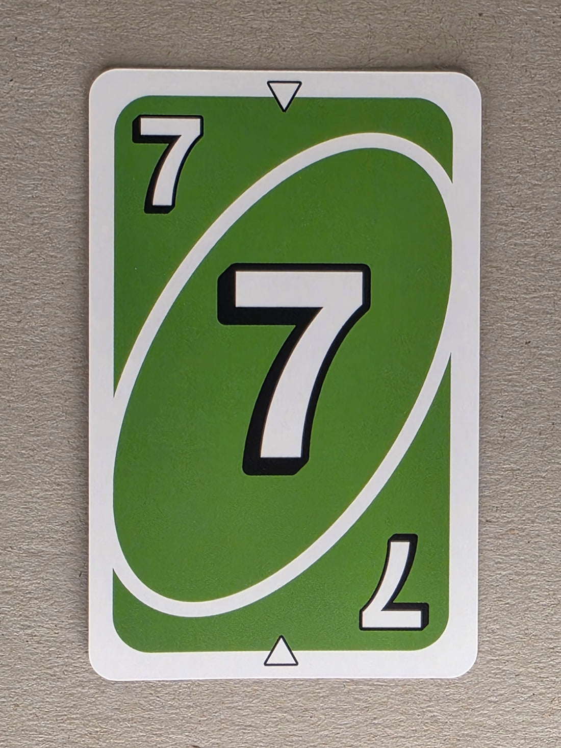 Uno Replacement Single Card Green 7