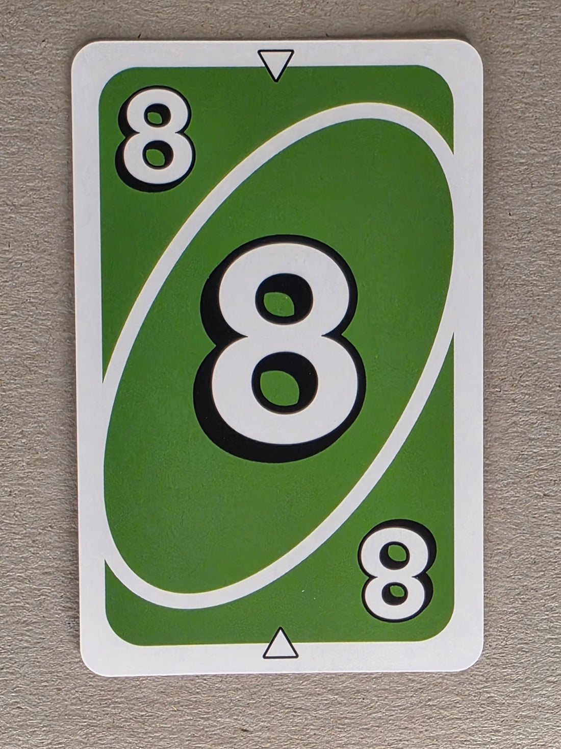 Uno Replacement Single Card Green 8