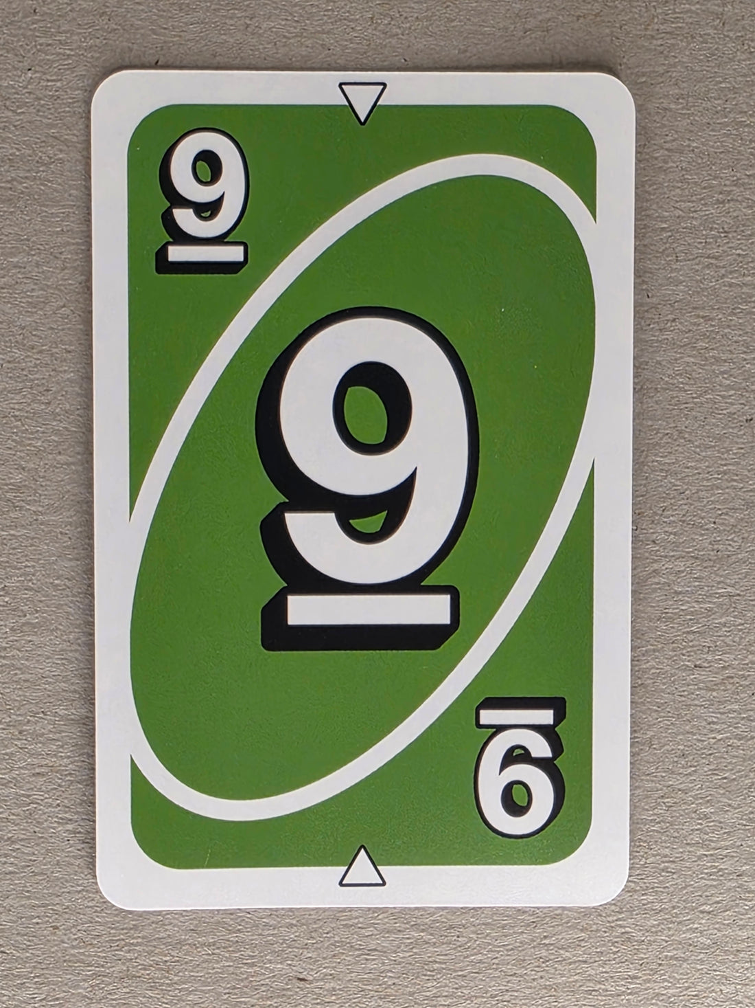 Uno Replacement Single Card Green 9