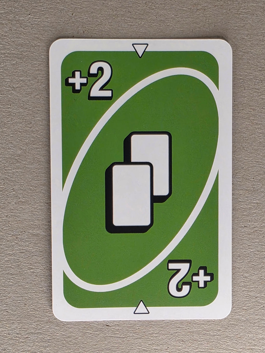 Uno Replacement Single Card Green Draw 2
