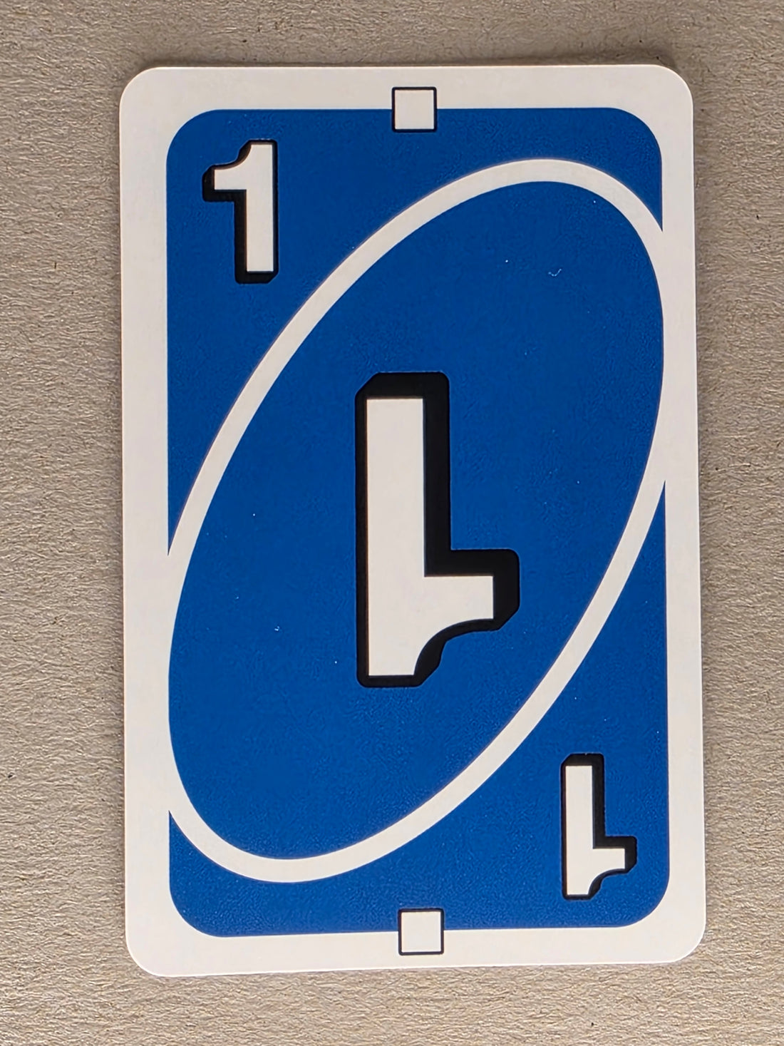 Uno Single Replacement Card – Blue 1